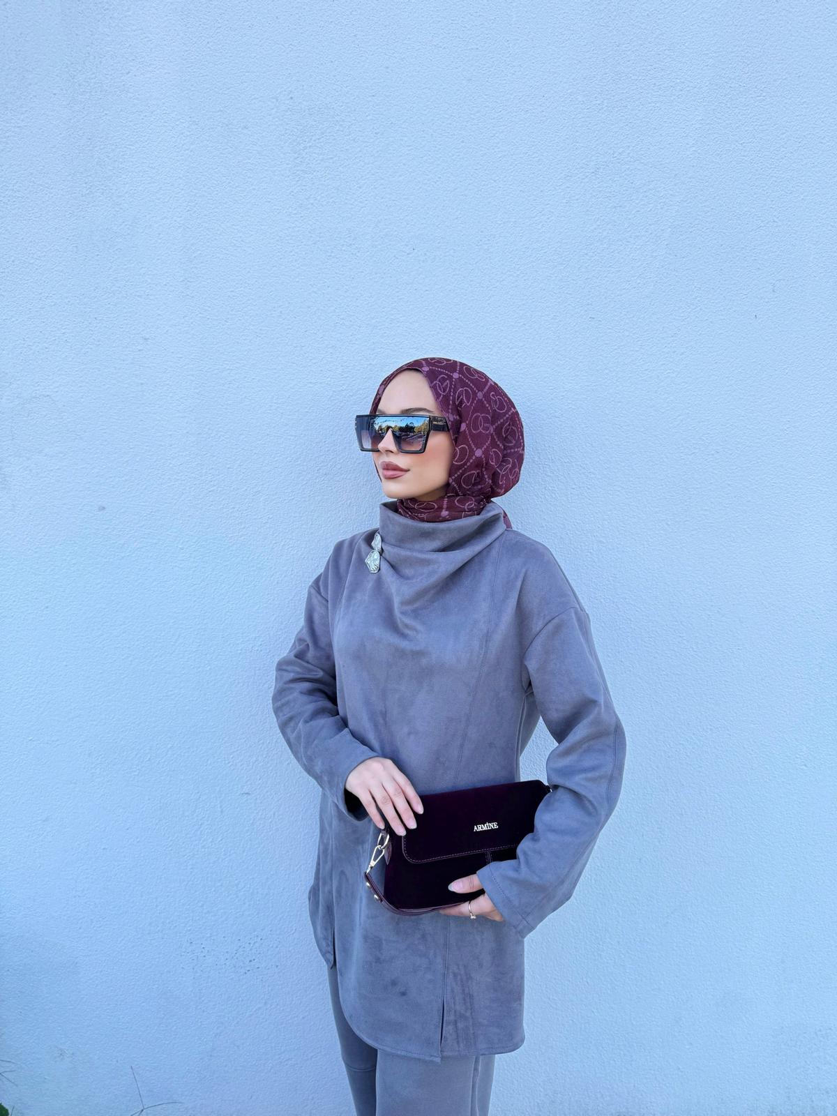 Kadın Düğme Detaylı Tunik