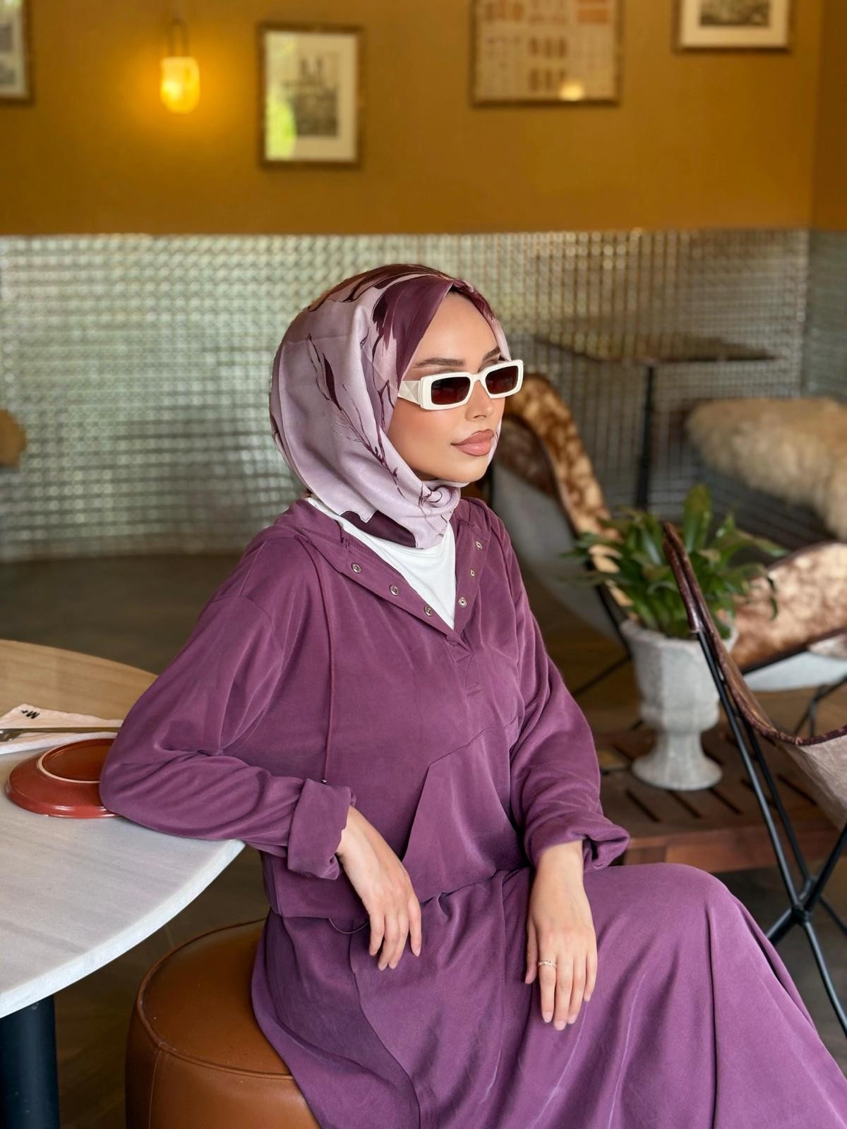 Kadın Etekli Takım  - bordo