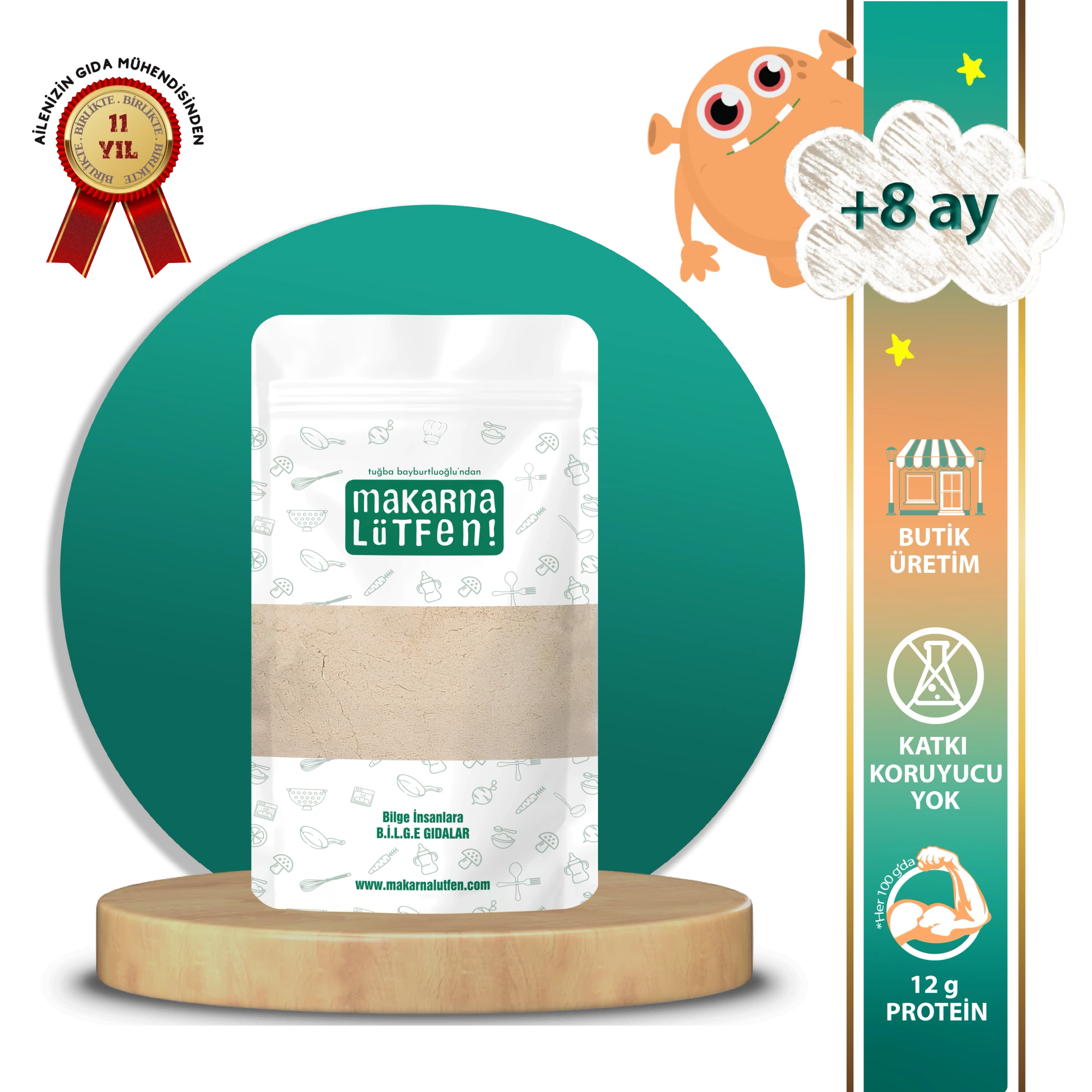 Keçiboynuzlu Bisküvi Karışımı (+8 ay-250 gram)