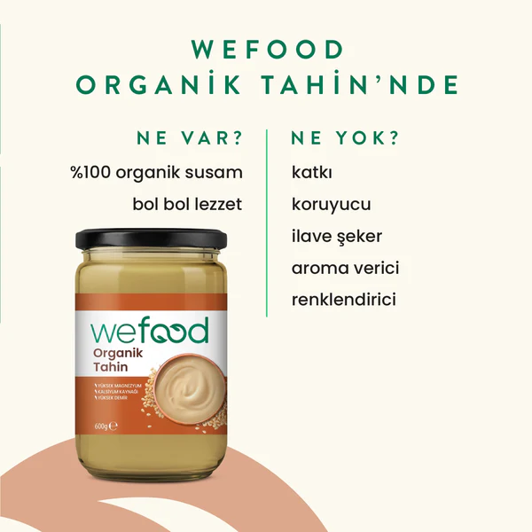 Wefood Organik Tahin 600 gr