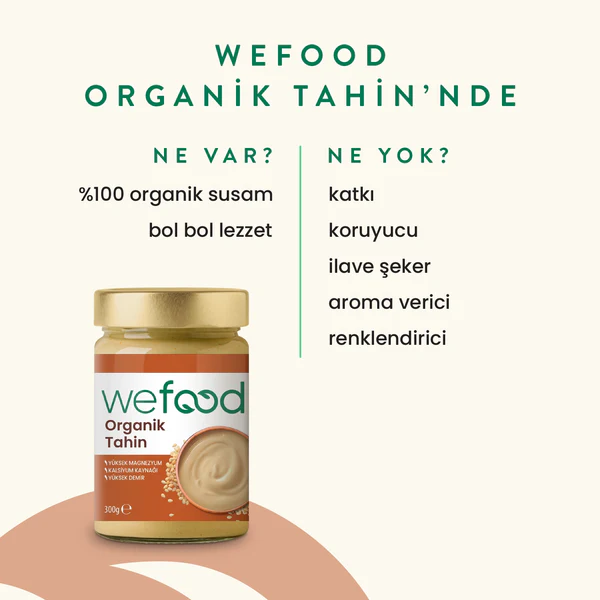 Wefood Organik Tahin 300 gr