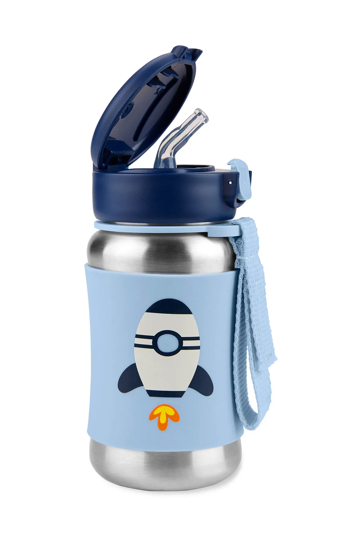 Paslanmaz Çelik Pipetli Suluk - Roket