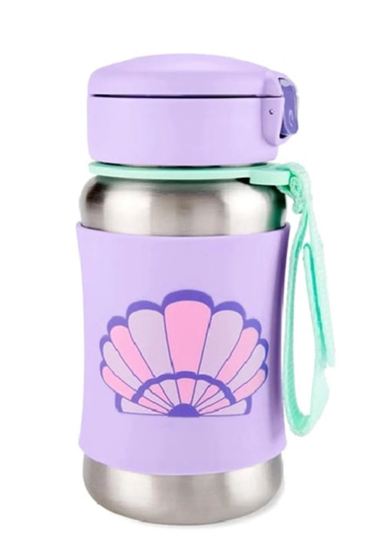 Spark Style Pipetli Paslanmaz Çelik Suluk - Deniz Kabuğu