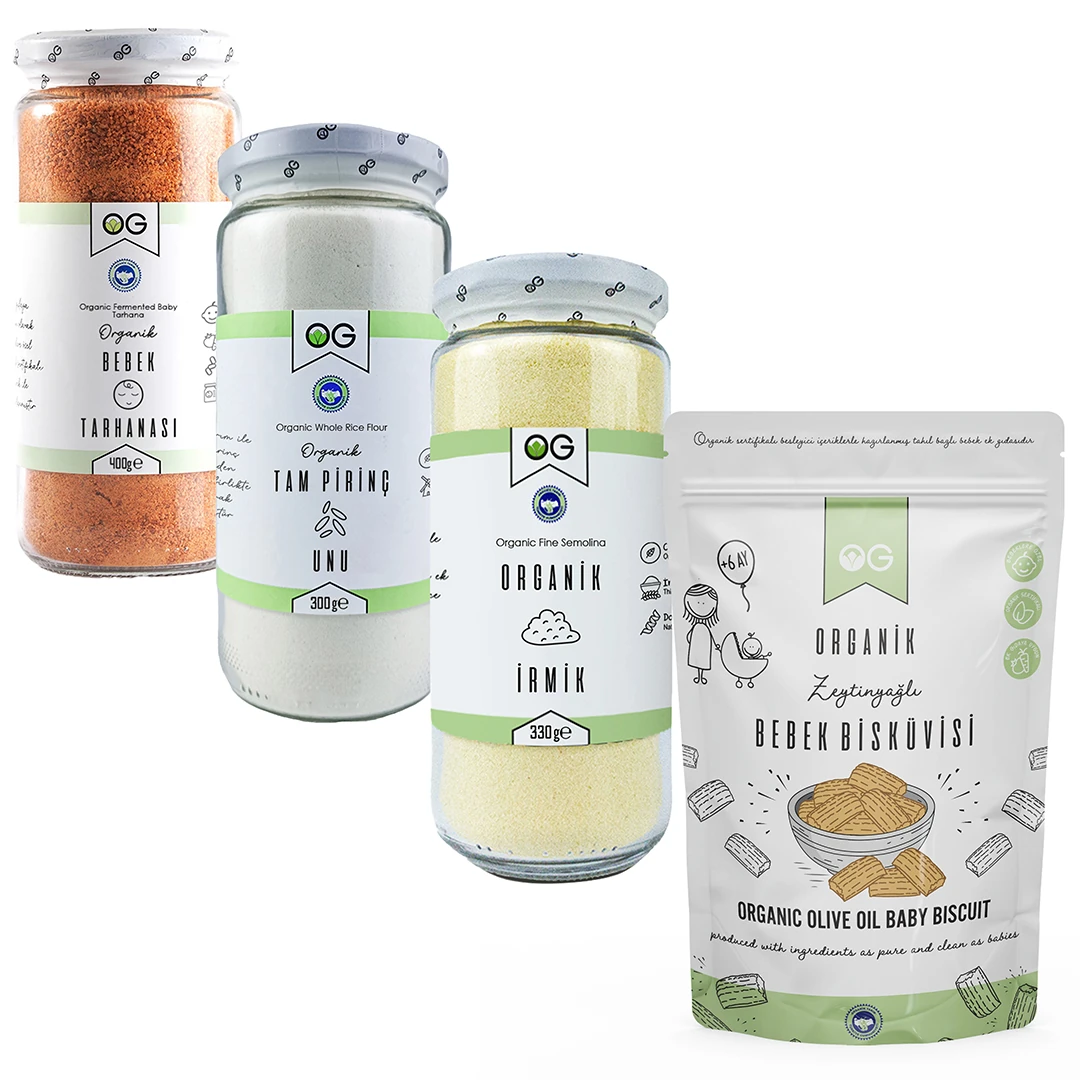 Organik Bebek Ek Gıda Hazırlama Çok Satanlar Seti