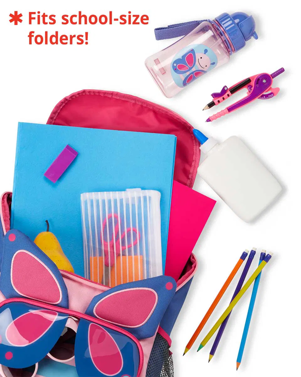 Çocuk Büyük Boy Sırt Çantası Kelebek