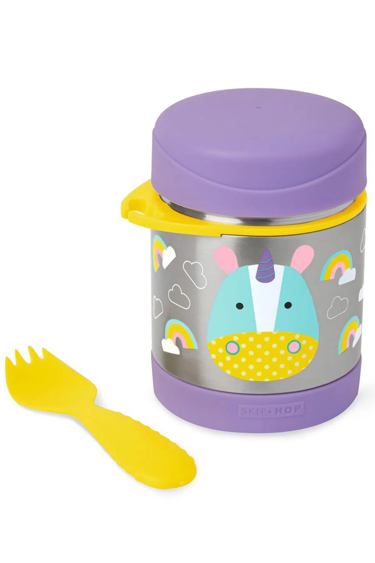 Paslanmaz Çelik Mama Saklama Termosu - Unicorn