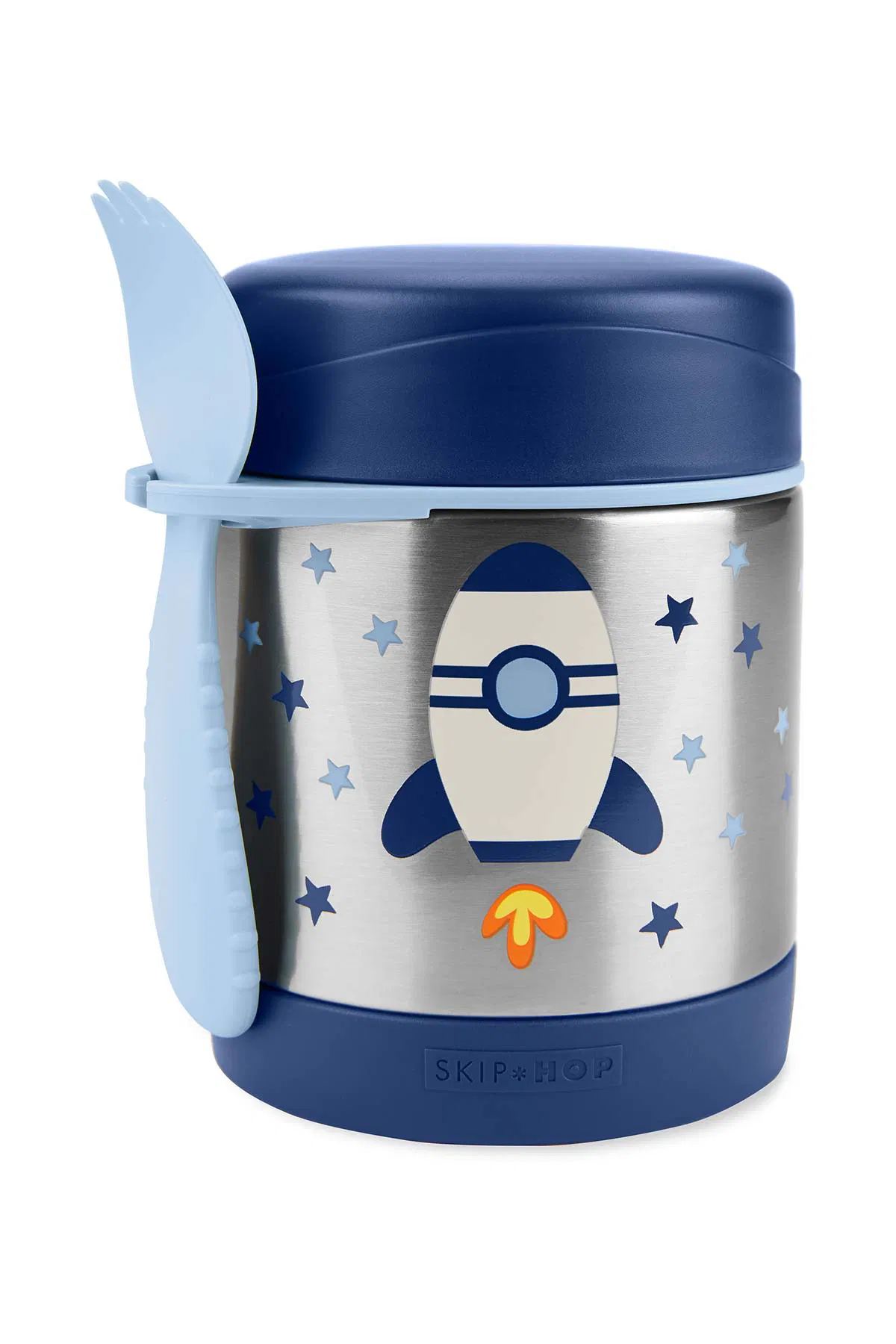 Paslanmaz Çelik Mama Saklama Termosu Seti - Roket