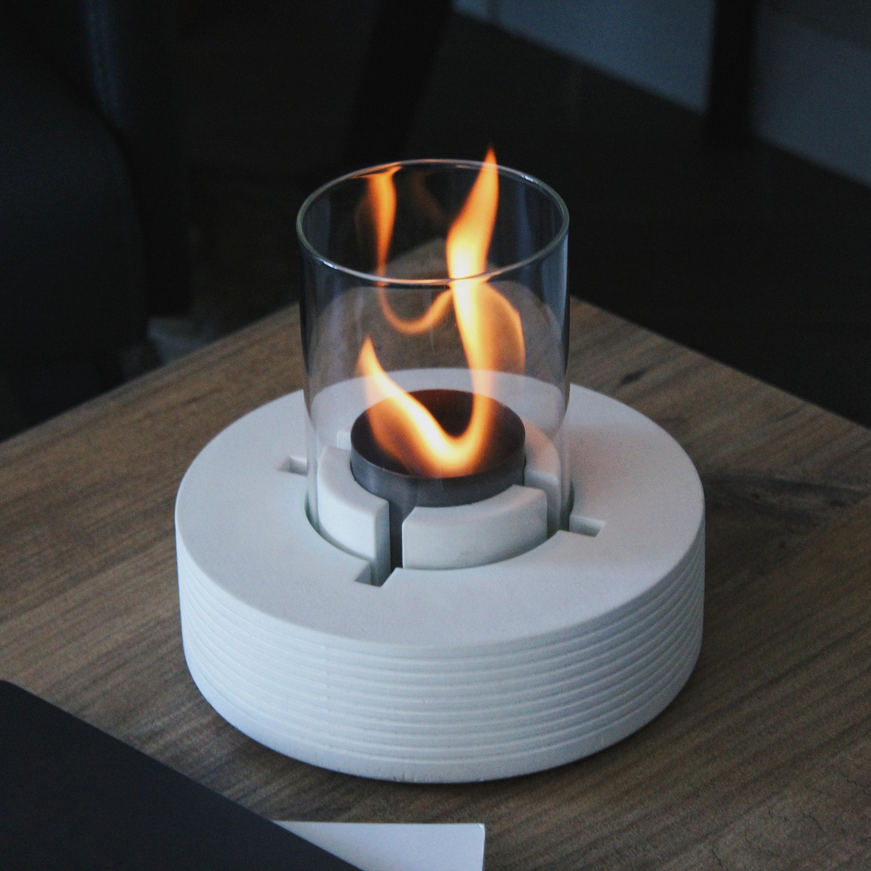 PURE-Fire v.3 Beton Şömine + 1 Litre Tabart Fire Şömine Yakıtı