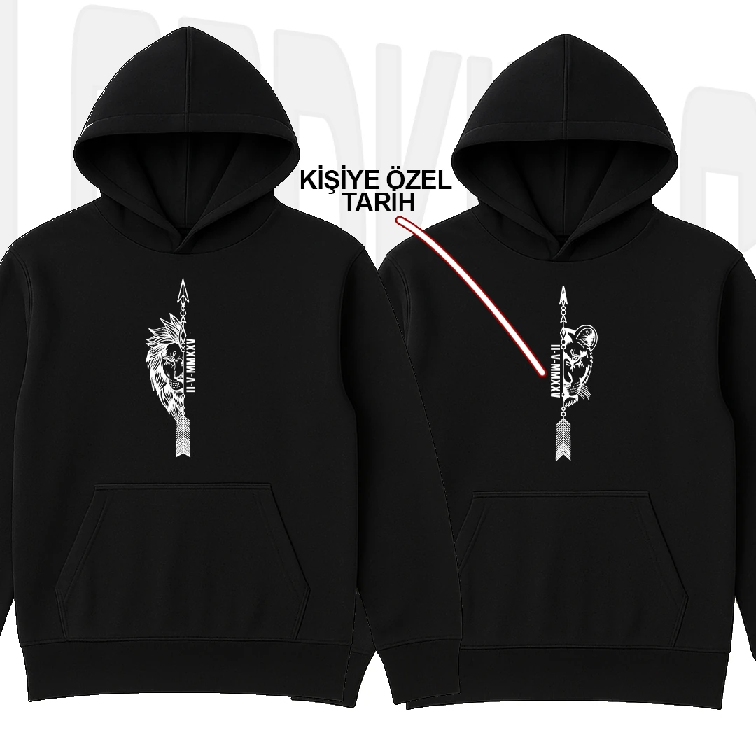 Aslan Baskılı Sweatshirt (ERKEK ASLAN)