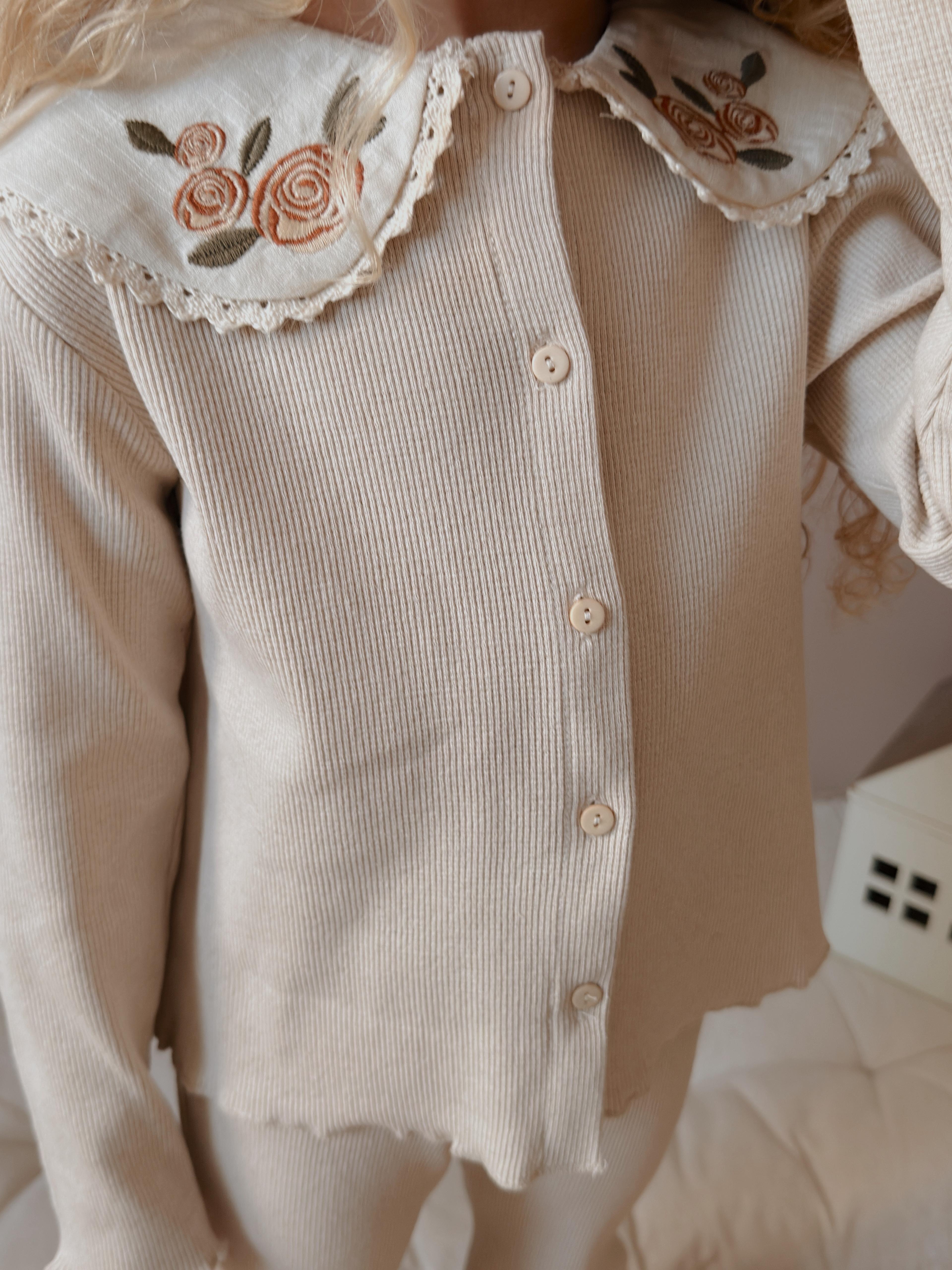 Mira Kız Çocuk Nakışlı Kaşkorse Takım