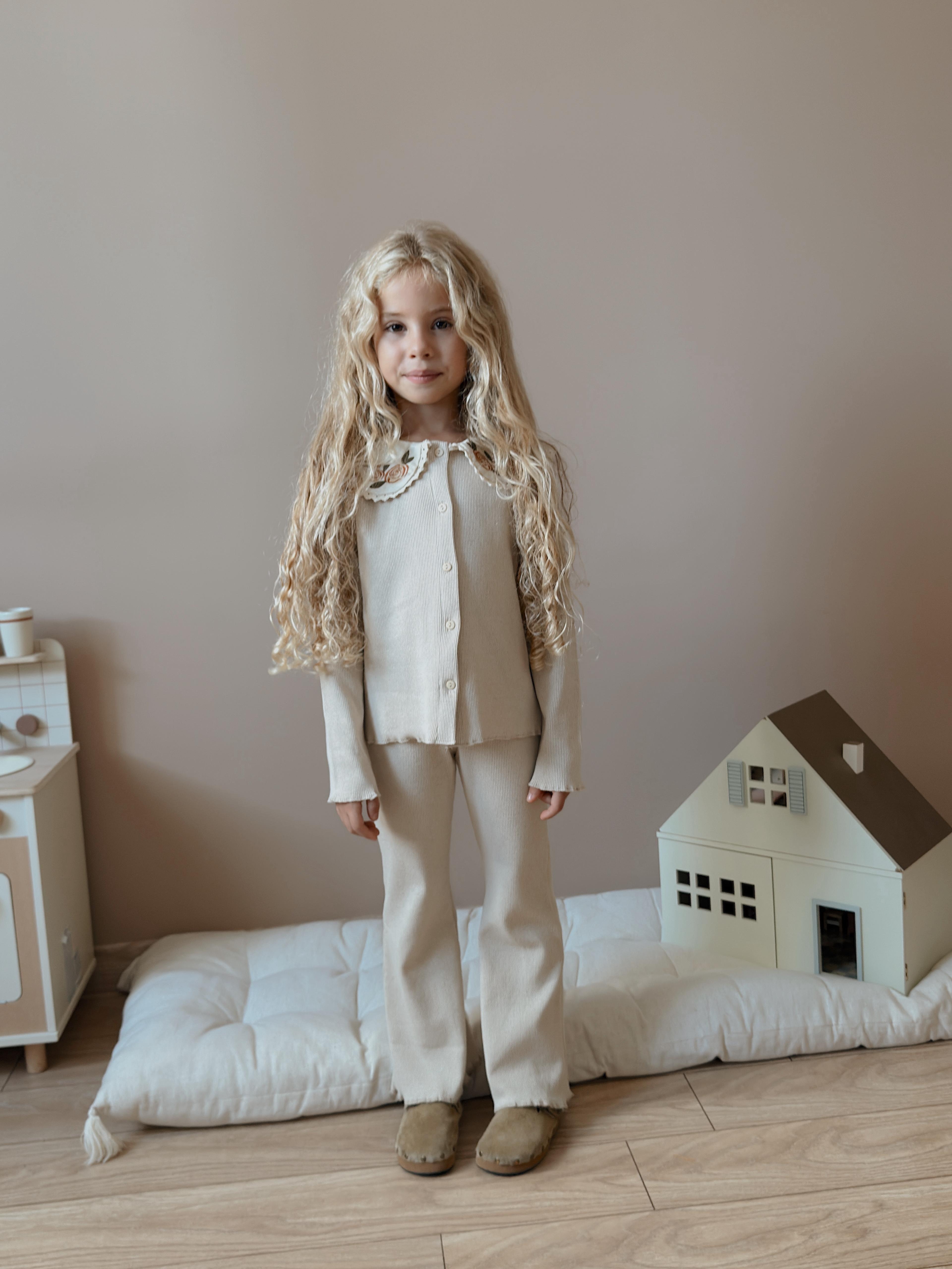 Mira Kız Çocuk Nakışlı Kaşkorse Takım