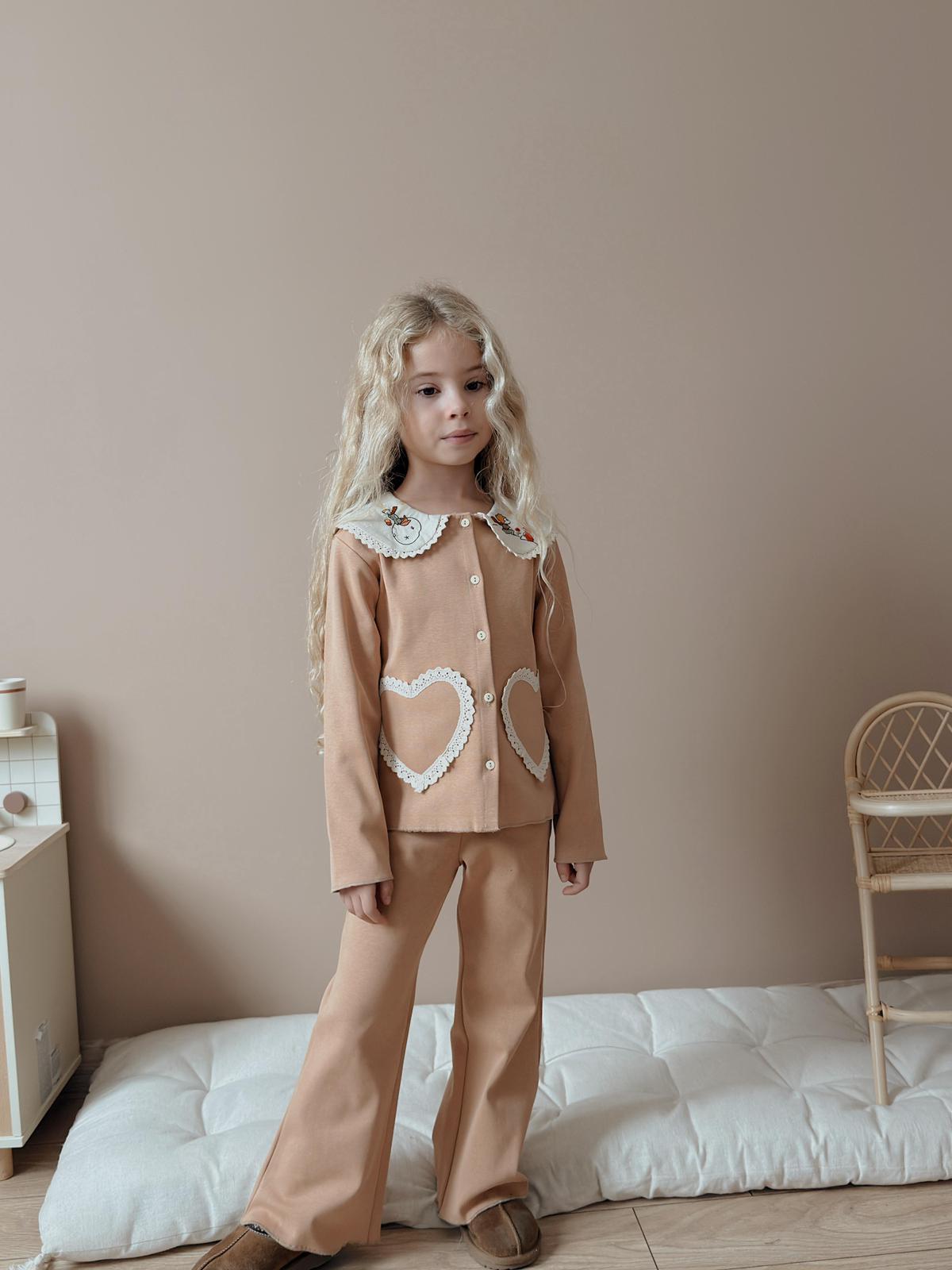 Kız Çocuk Küçük Prens Nakışlı Alt-Üst Takım