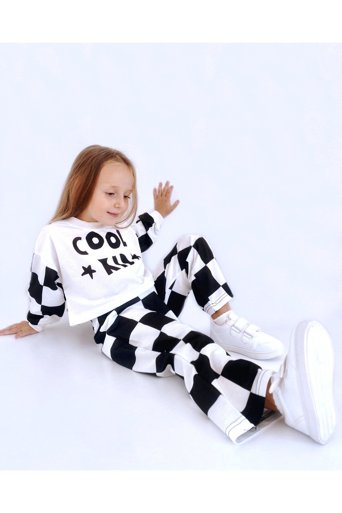 Kız Çocuk Cool Kids Baskılı Alt-Üst Takım