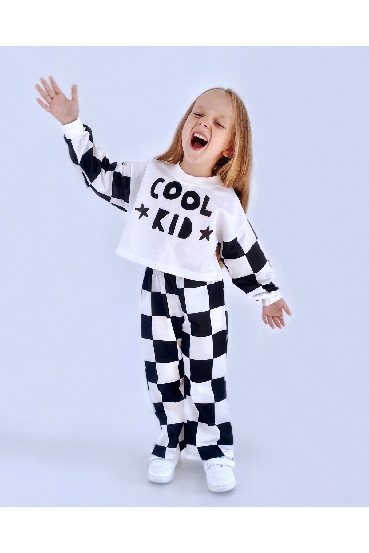Kız Çocuk Cool Kids Baskılı Alt-Üst Takım