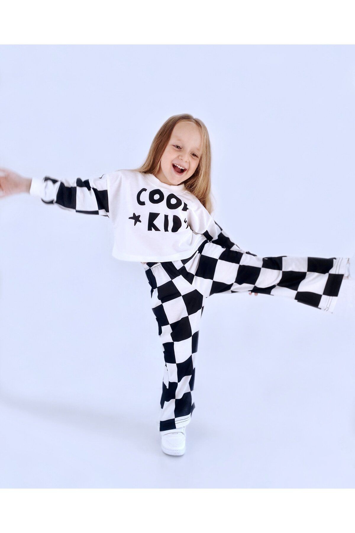 Kız Çocuk Cool Kids Baskılı Alt-Üst Takım