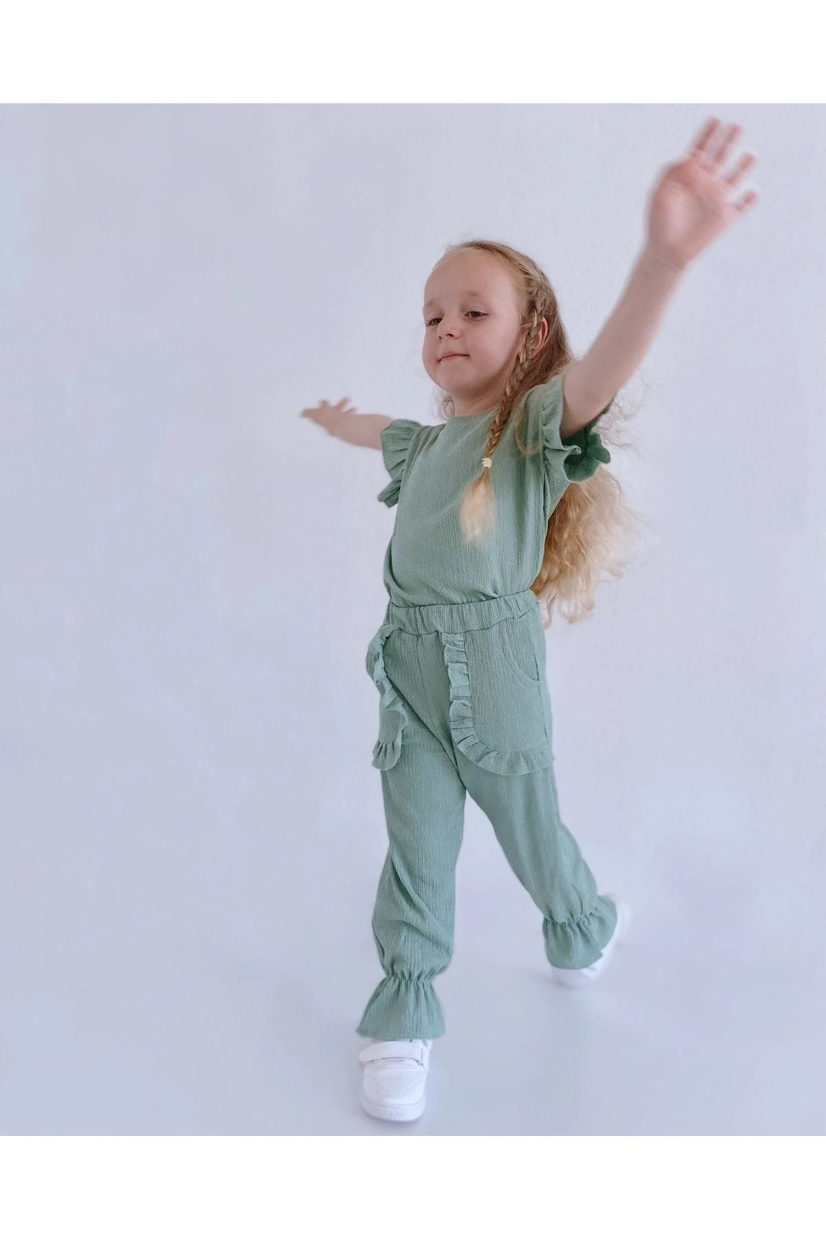 Kız Çocuk Kısa Kol Eva Alt-üst Takım