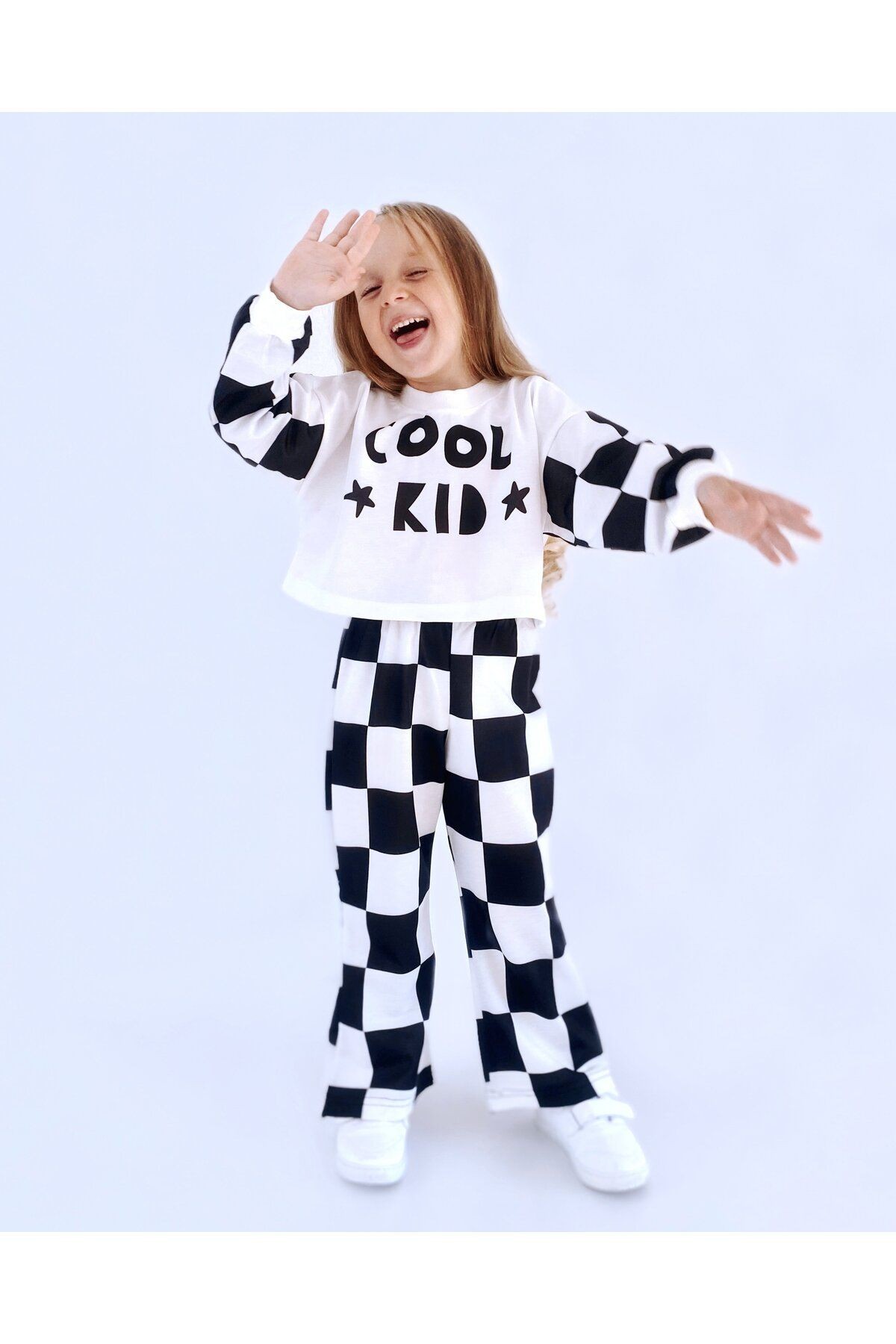 Kız Çocuk Cool Kids Baskılı Alt-Üst Takım