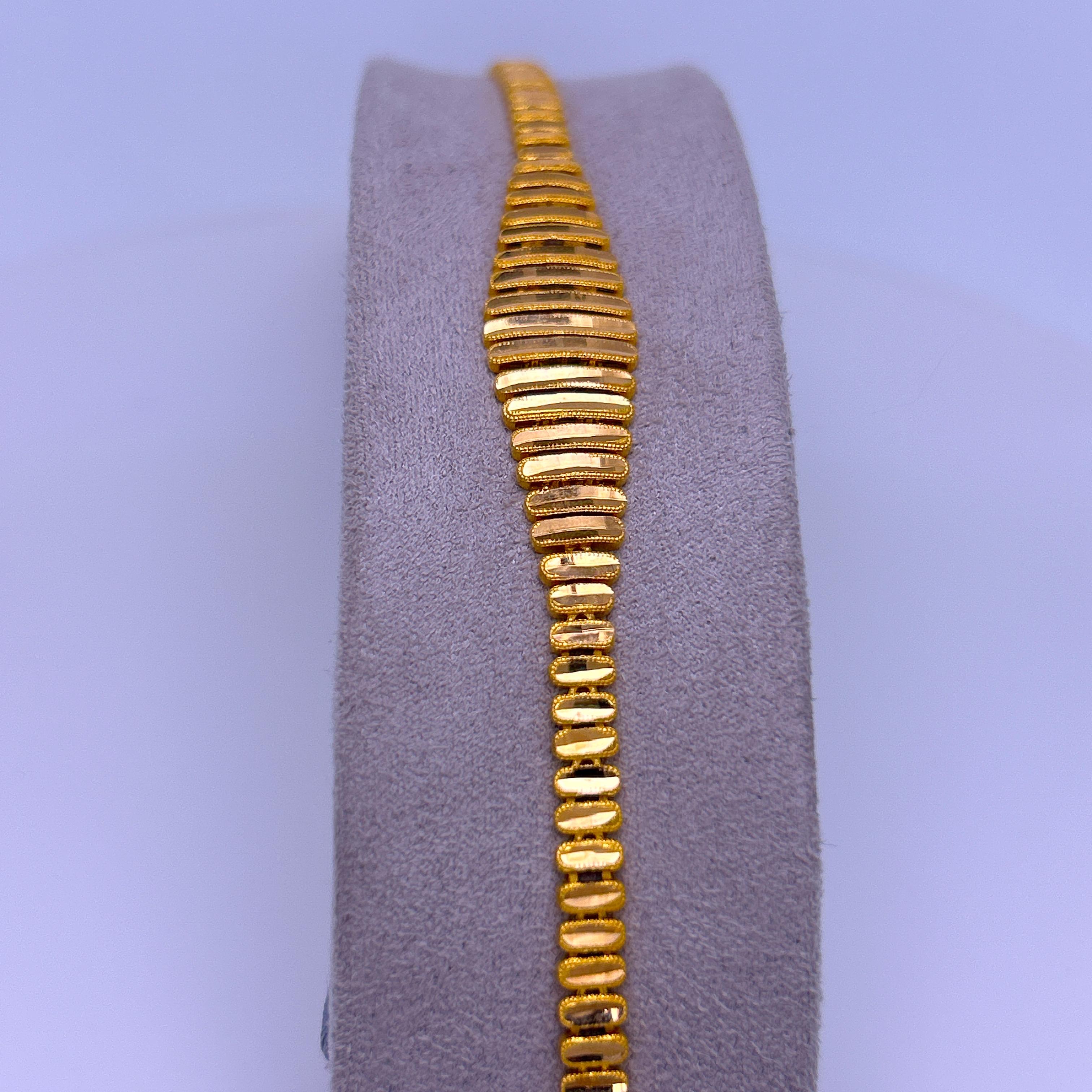 B103 BİLEKLİK 7.09 Gram 22 Ayar