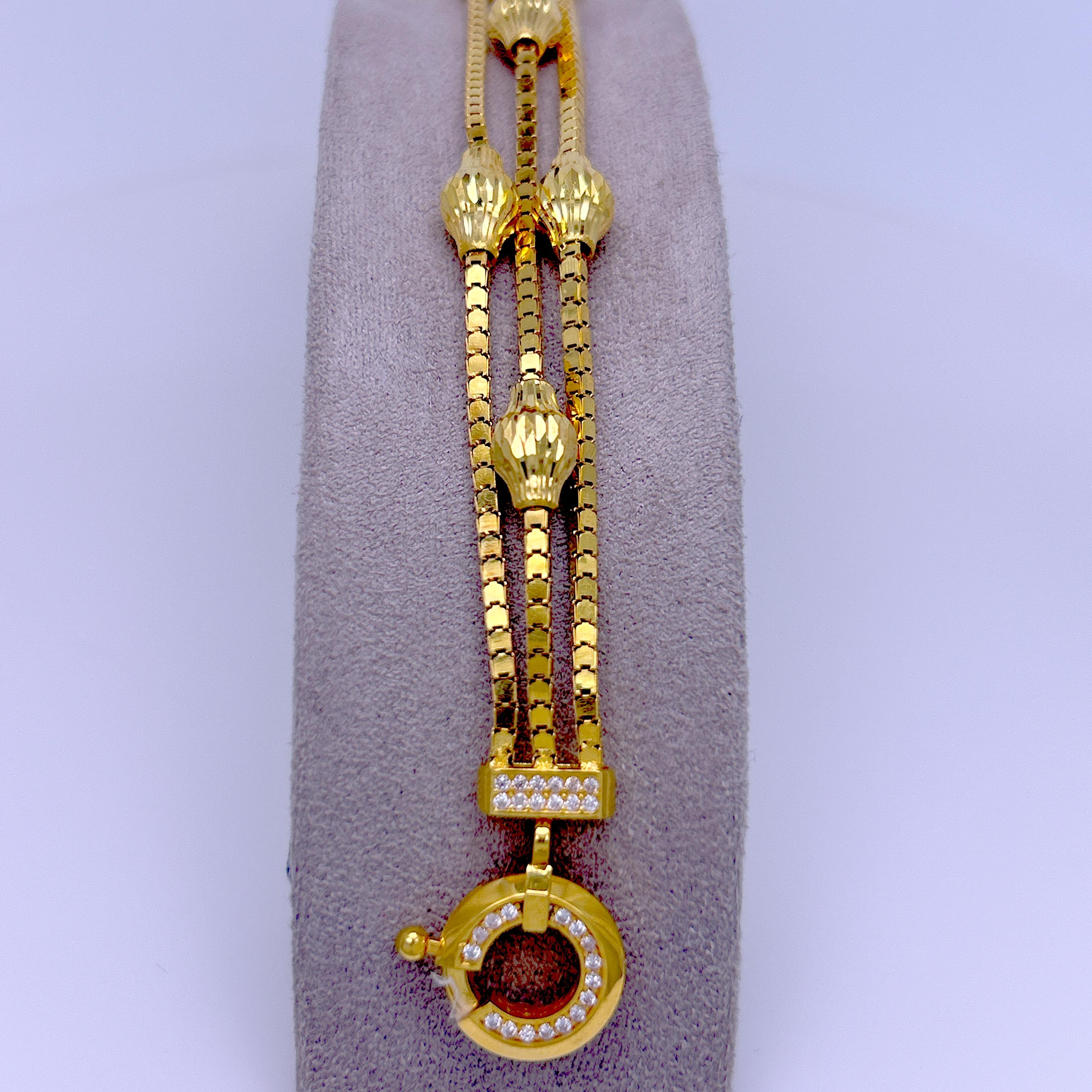 B106 BİLEKLİK 15.92 Gram 22 Ayar 