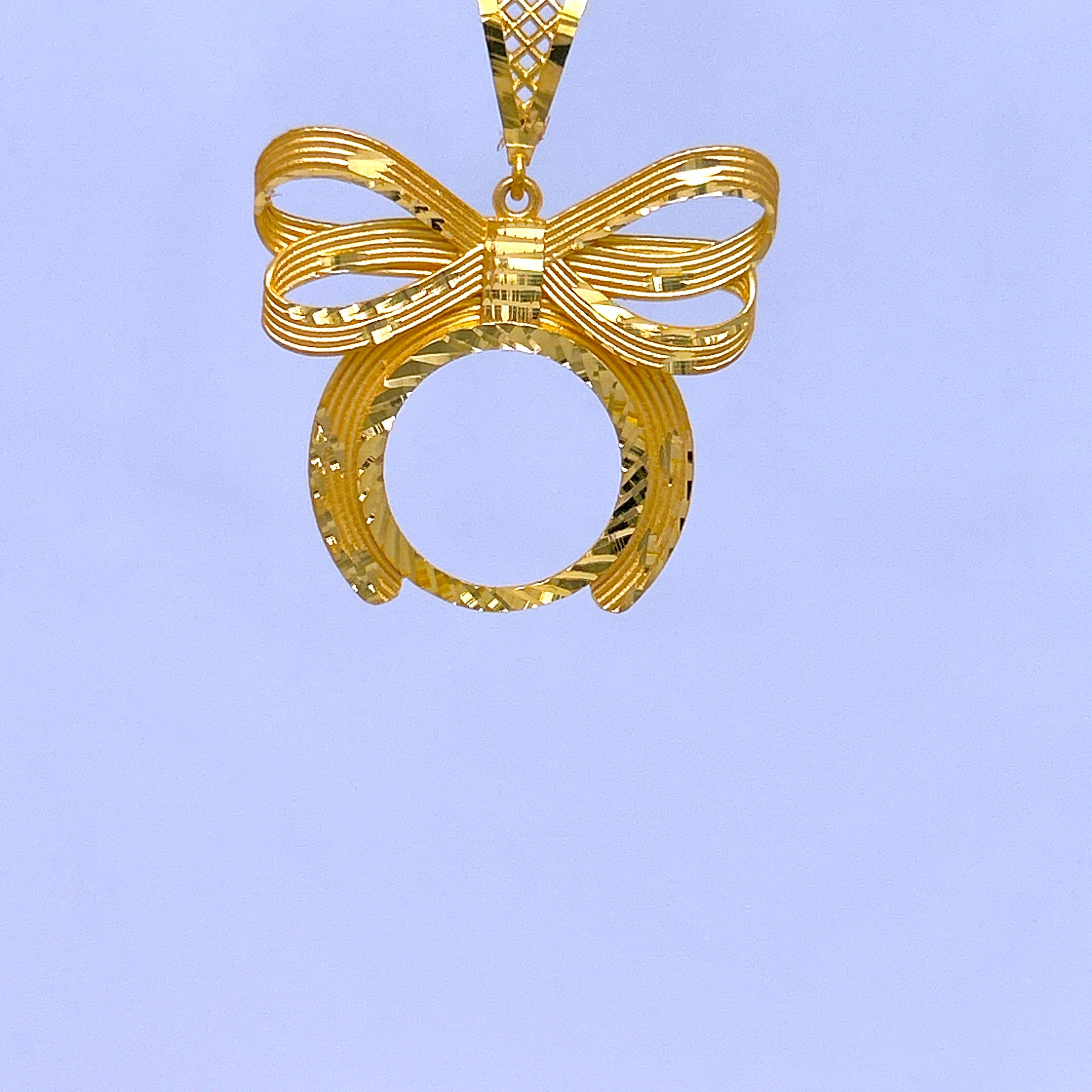 Y28 Çeyrek Altın İçin Zincir ve Kolye Ucu 9.38 Gram 22 Ayar