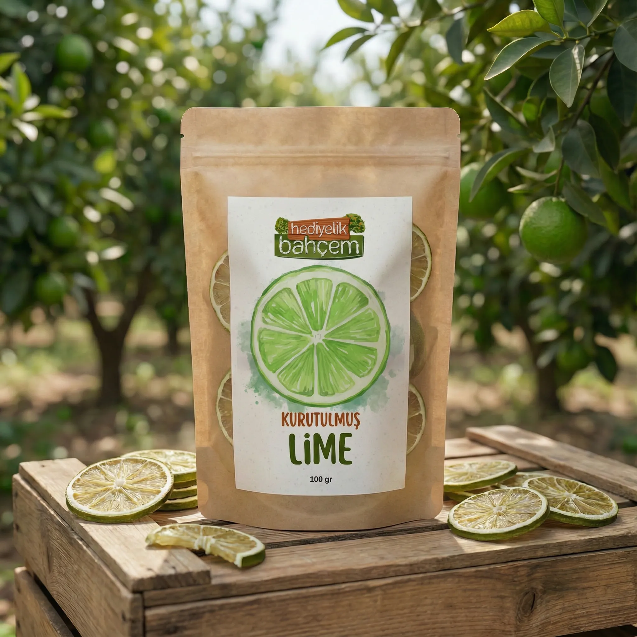 Doğal Kurutulmuş Lime 100 Gr - Tek Paket