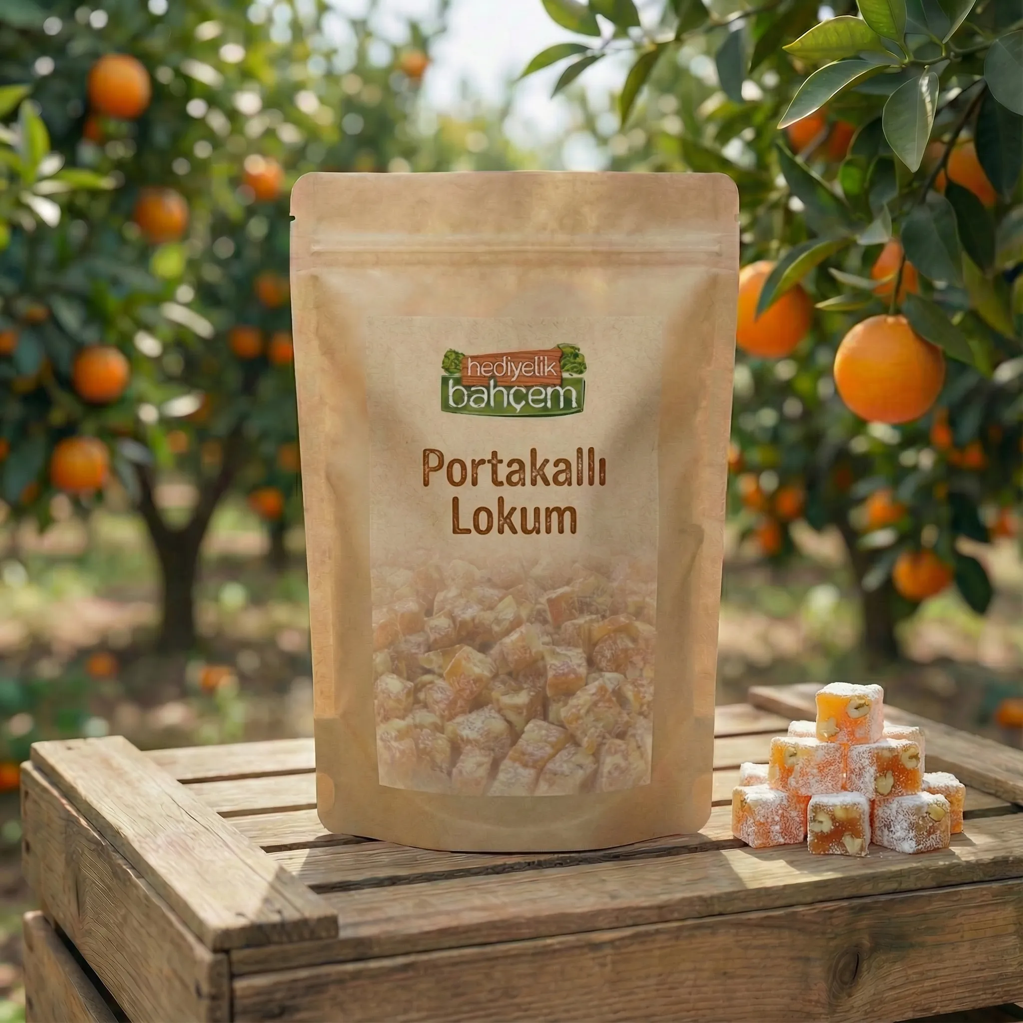 Portakallı Lokum 100 gr