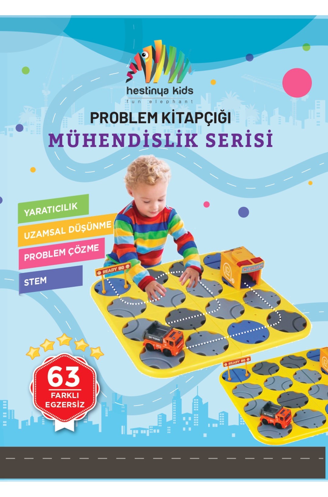 Mühendislik Serisi Yol Yapım Kodlama Oyuncağı Kitapçığı 