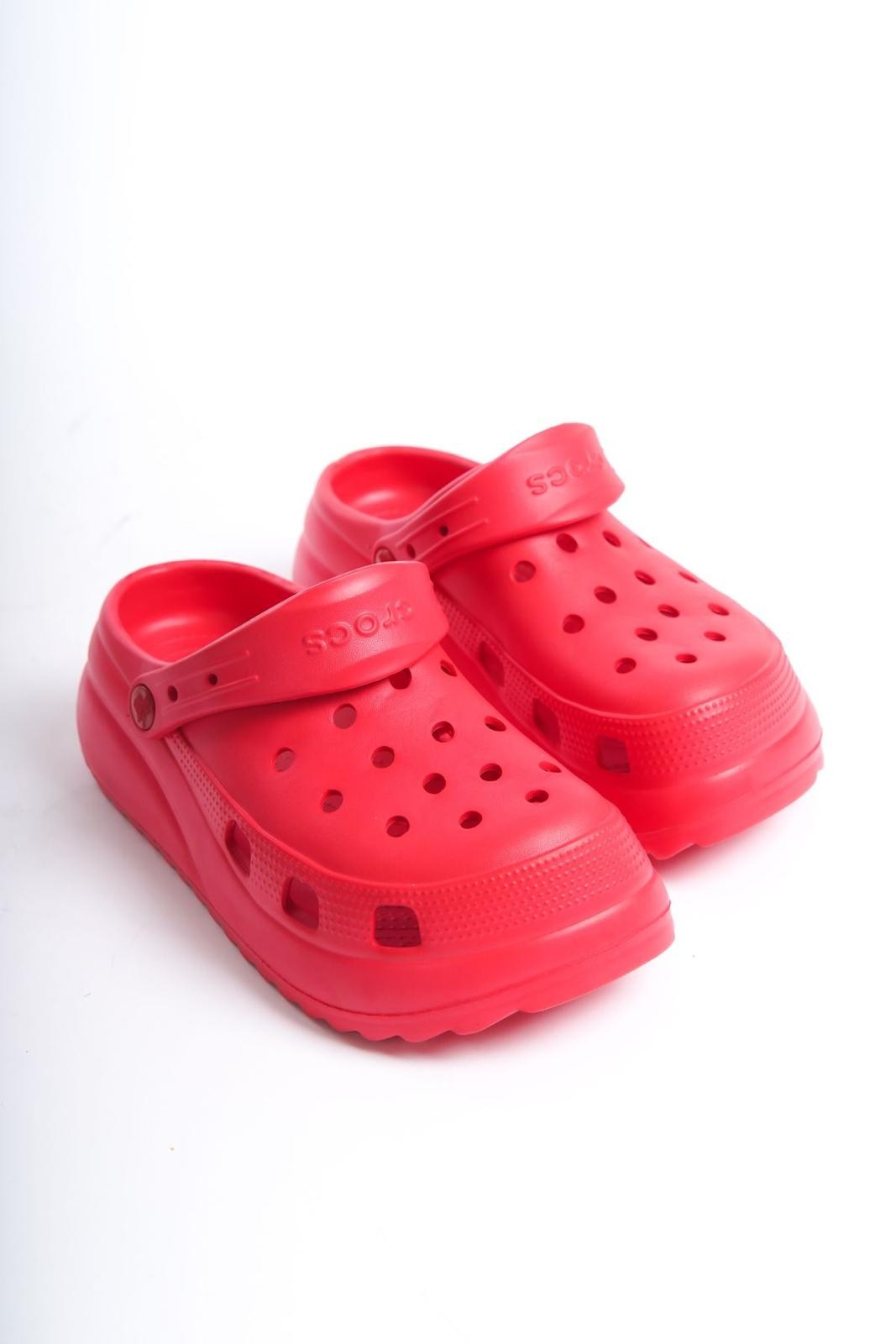 Crocs Tokalı Terlik Kırmızı