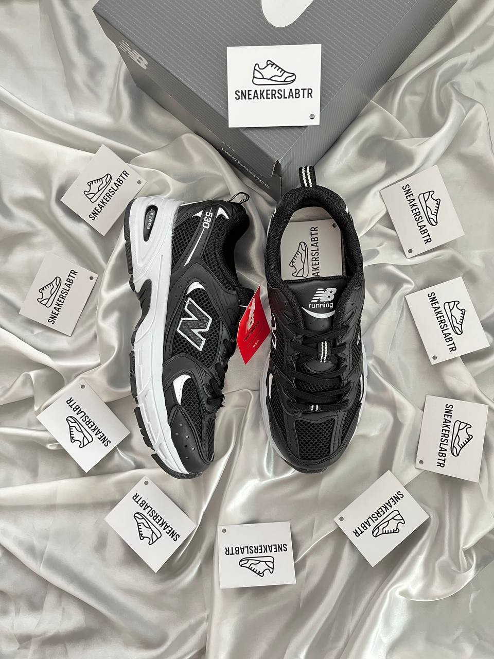 New Balance 530 Black White