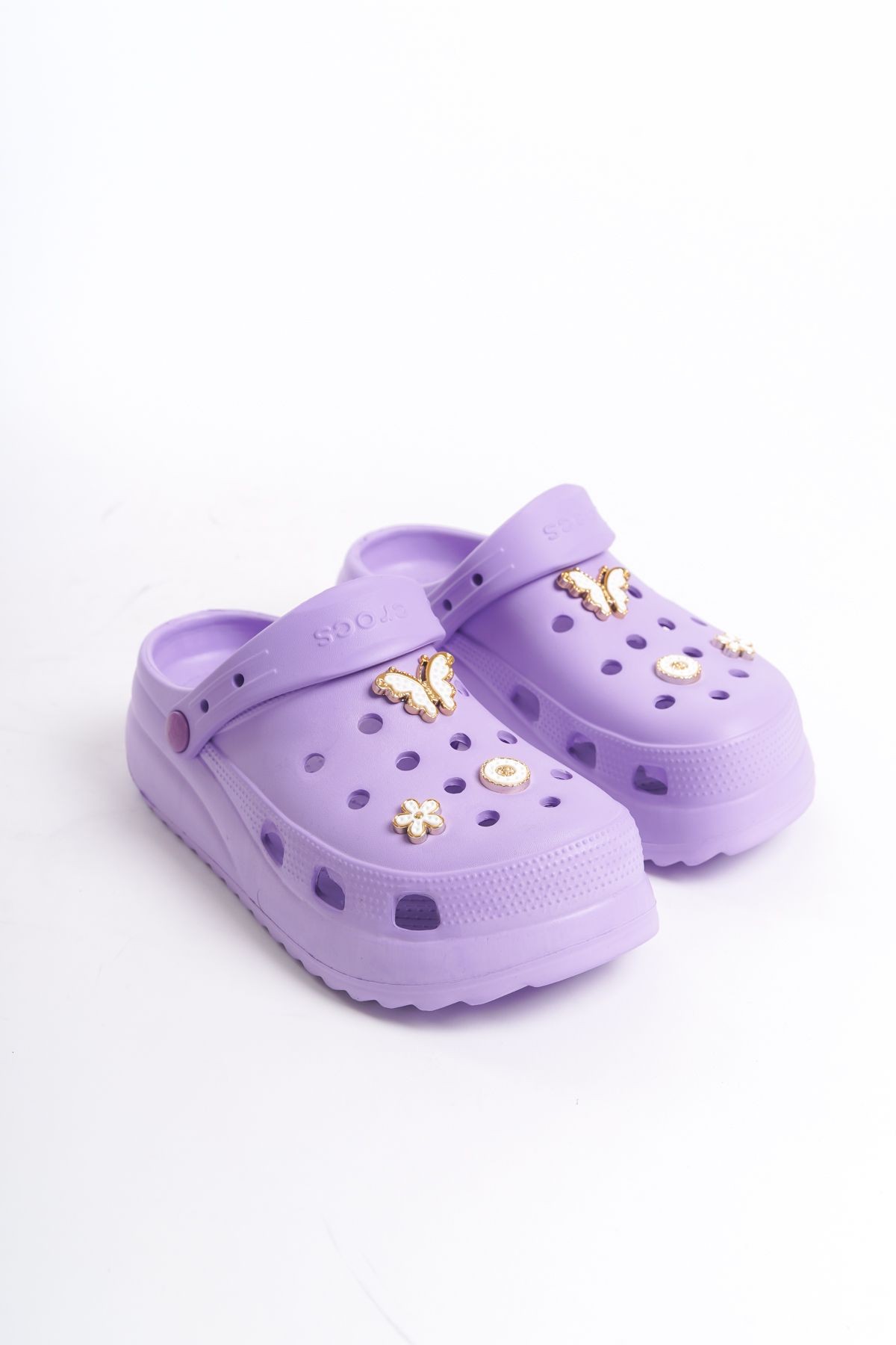 Crocs Tokalı Terlik Lila