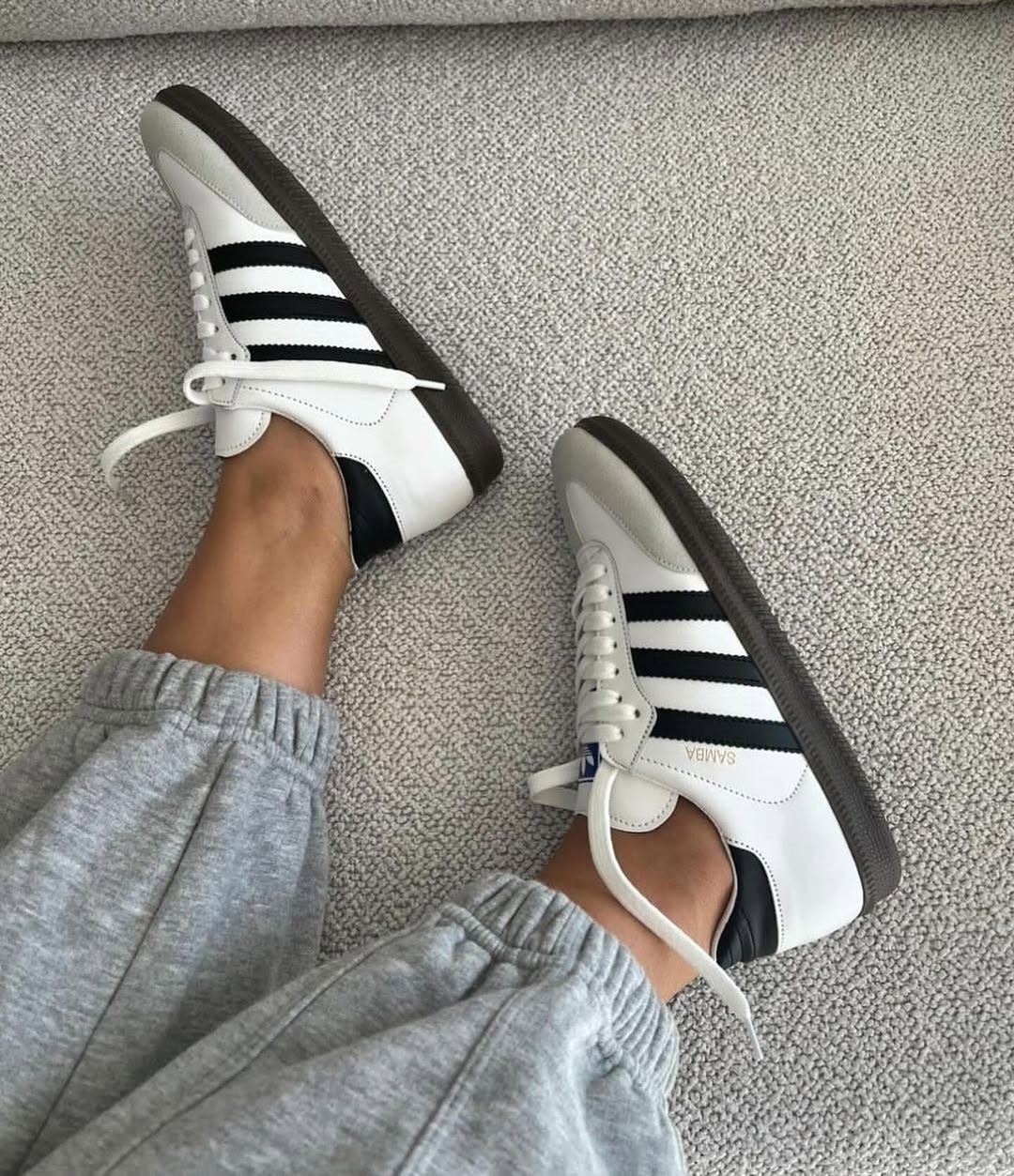 Adidas Samba White Black