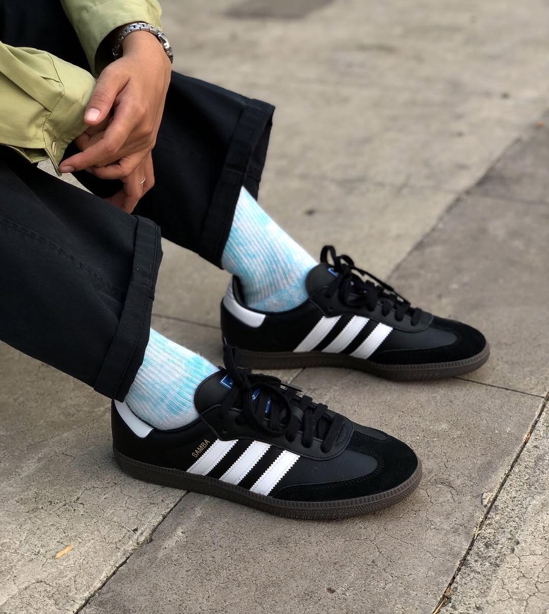 Adidas Samba Black White