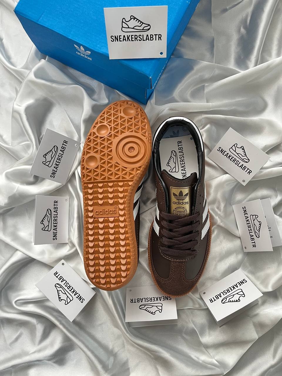 Adidas Samba Brown White