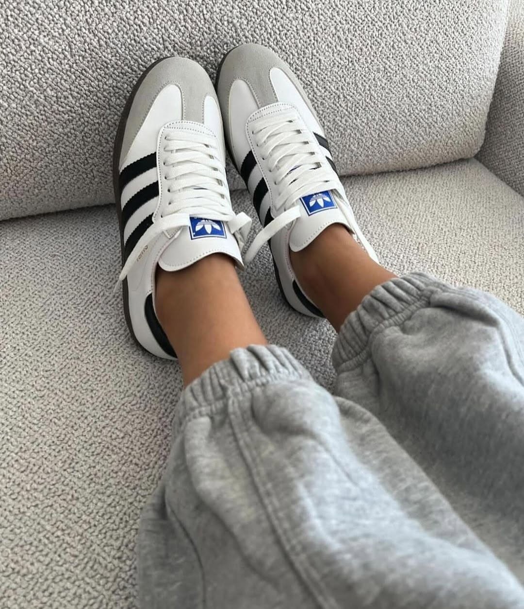 Adidas Samba White Black