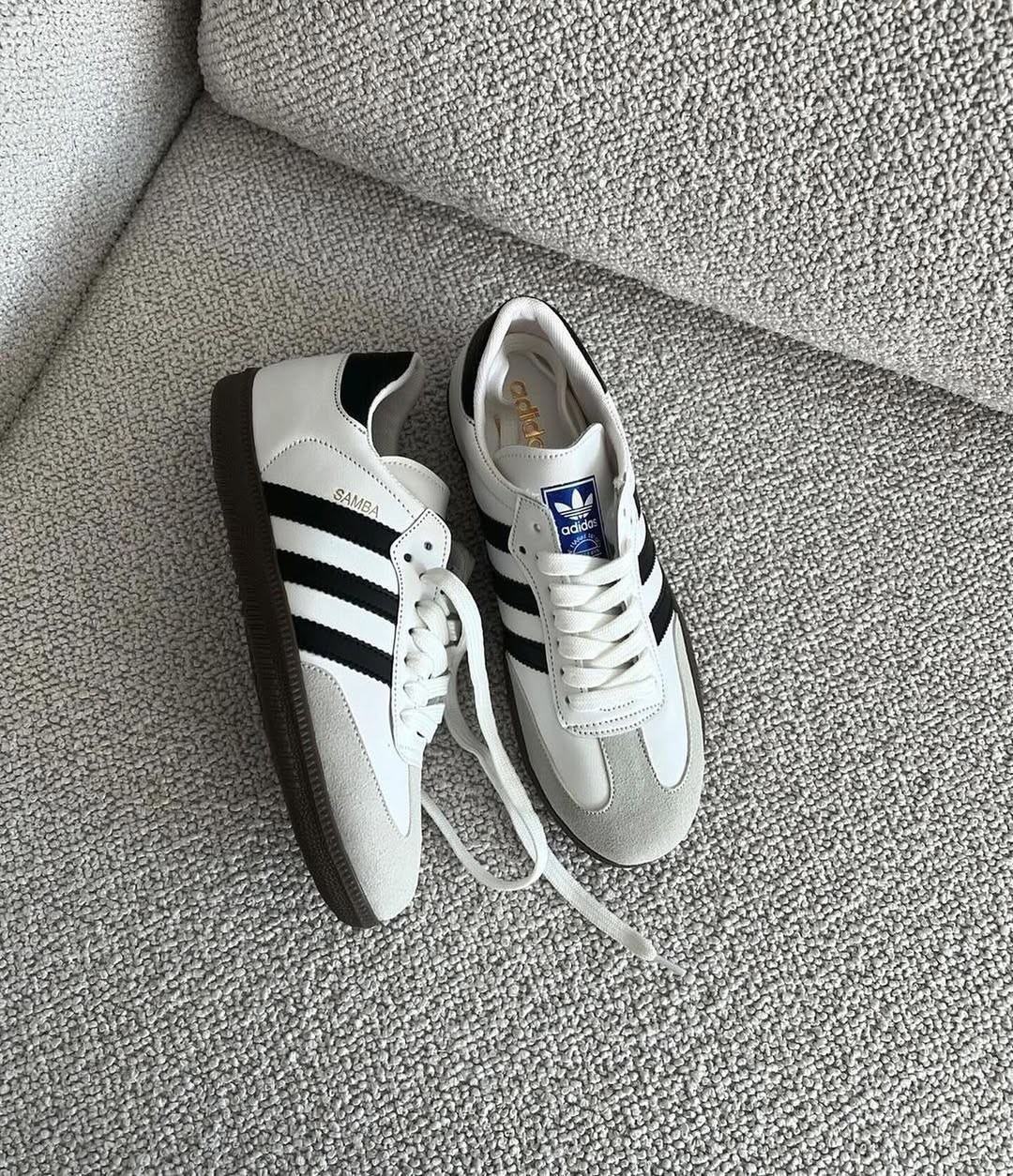 Adidas Samba White Black