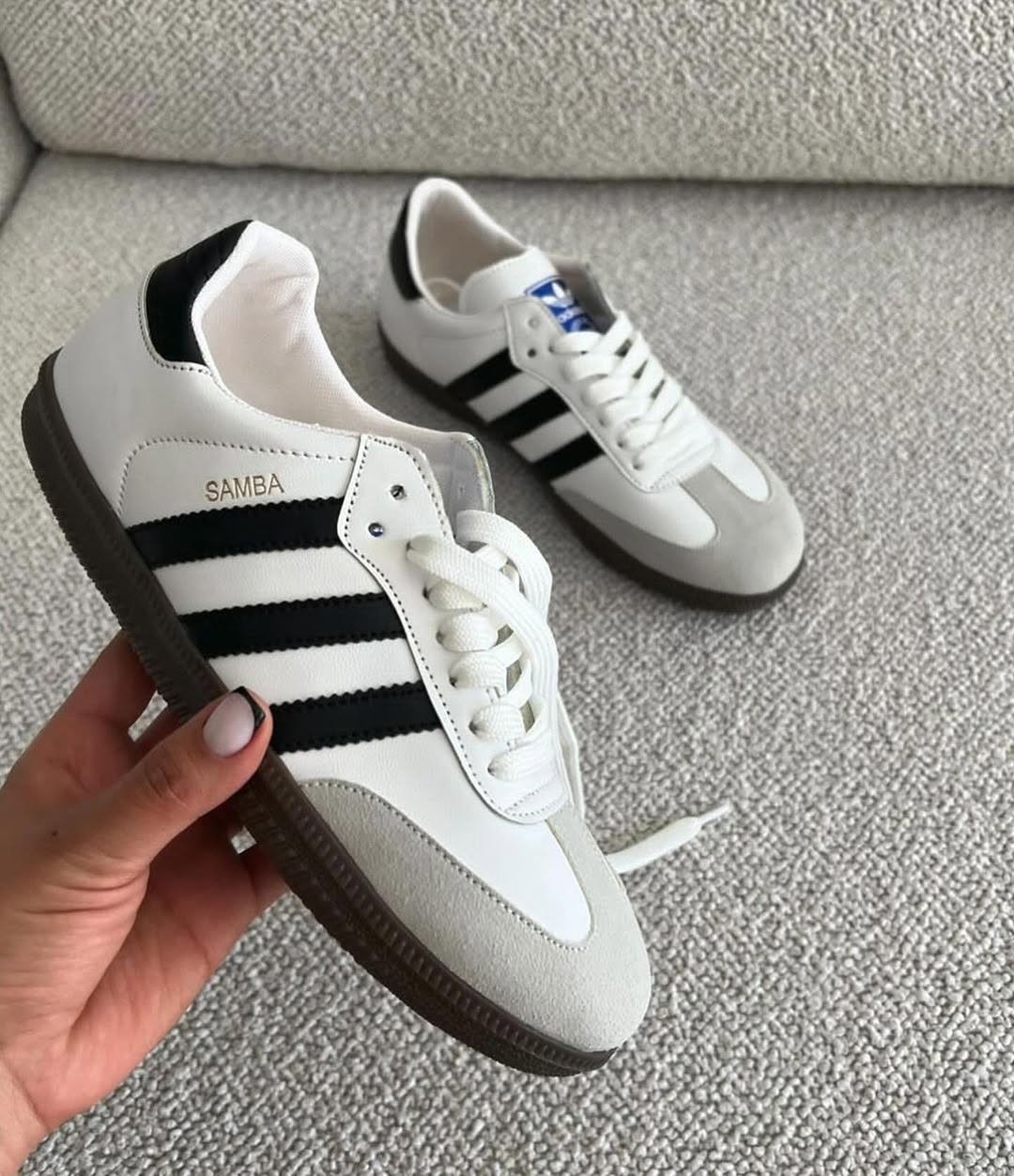 Adidas Samba White Black