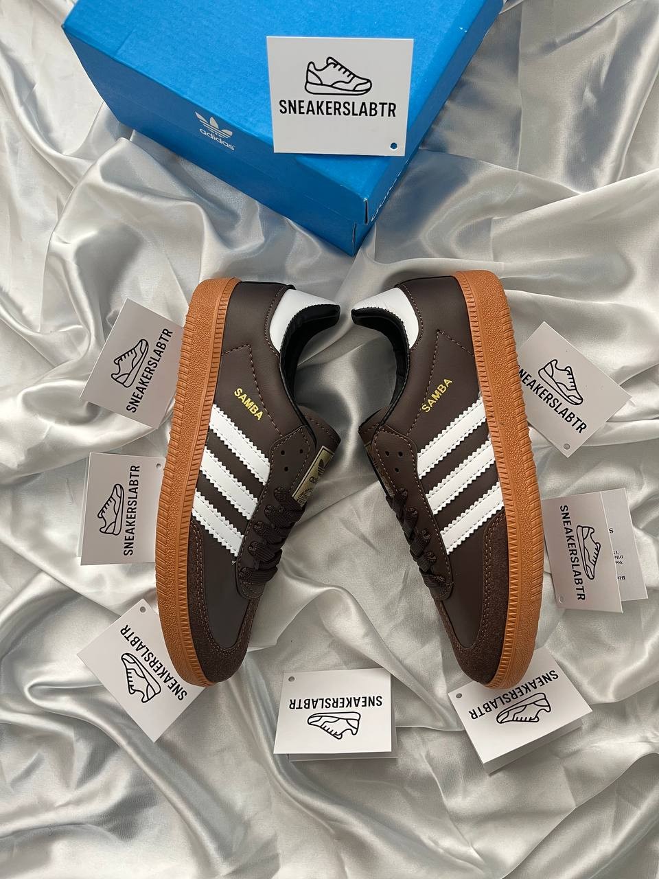 Adidas Samba Brown White