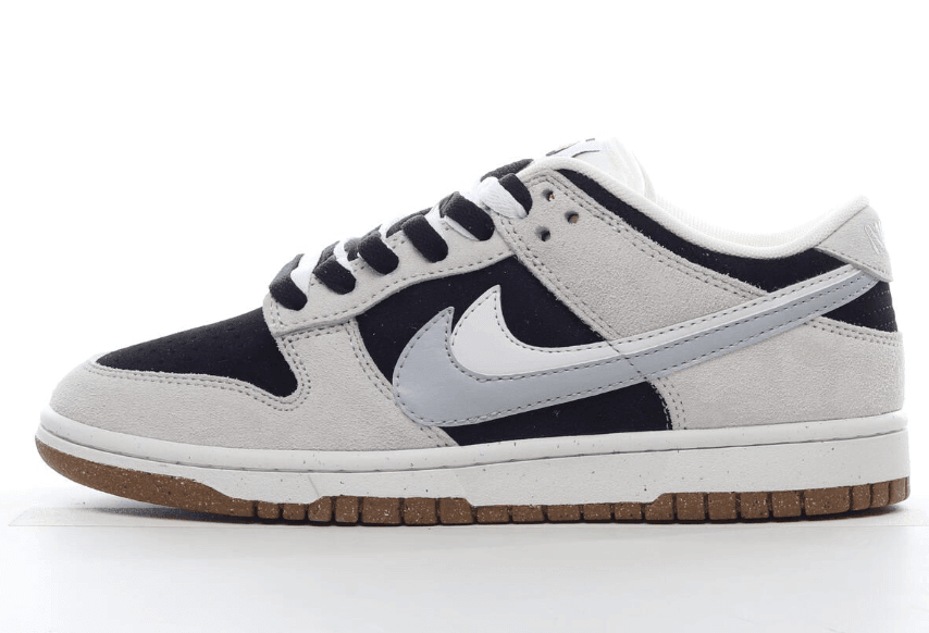 Nike Dunk Low SE 85 Double Swoosh Black Grey Bear 