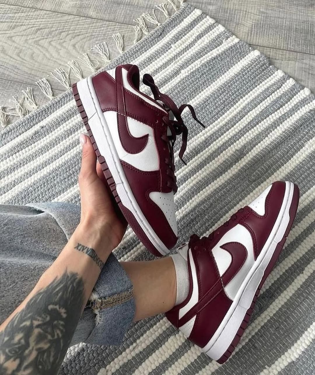 Nike Dunk Low Bordo (İthal Ürün)