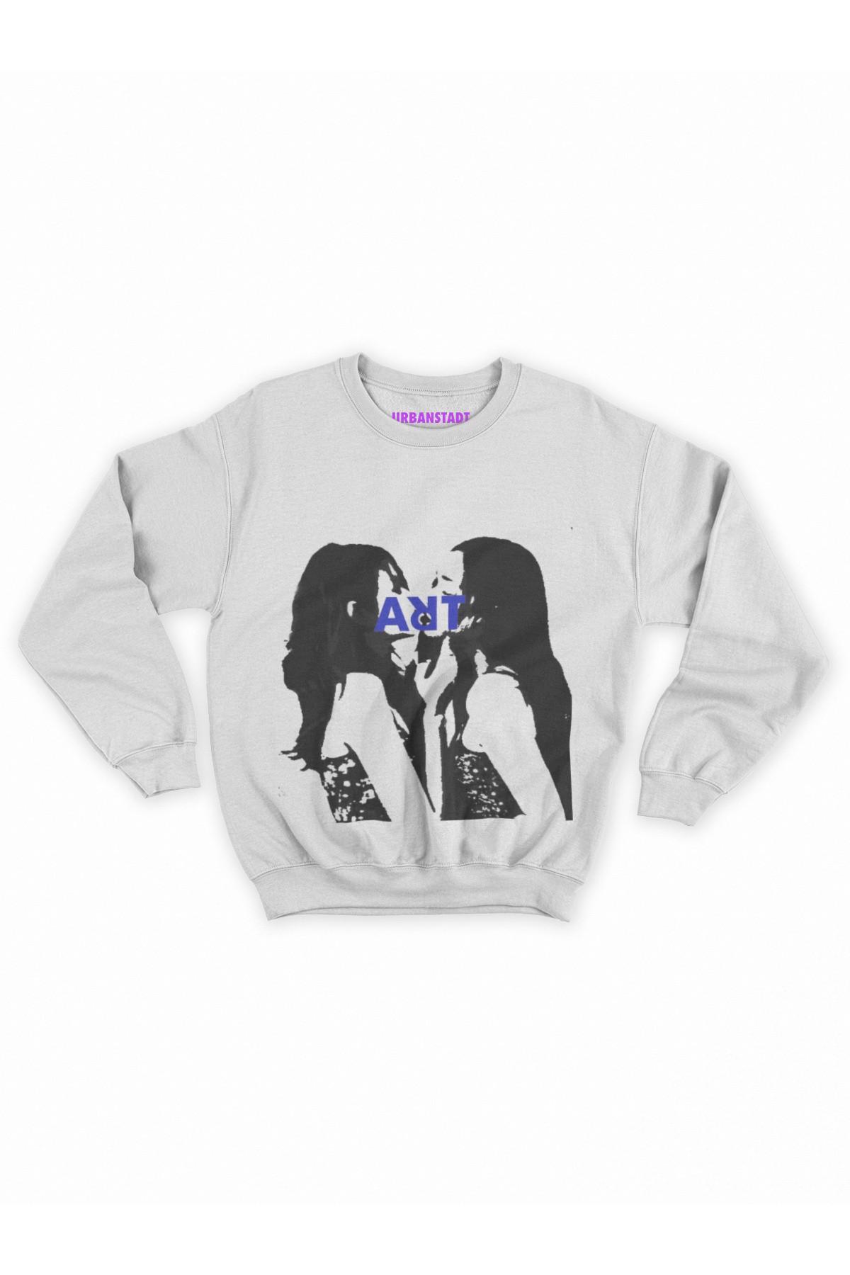 Girls Art Beyaz Sweatshirt Hoodie