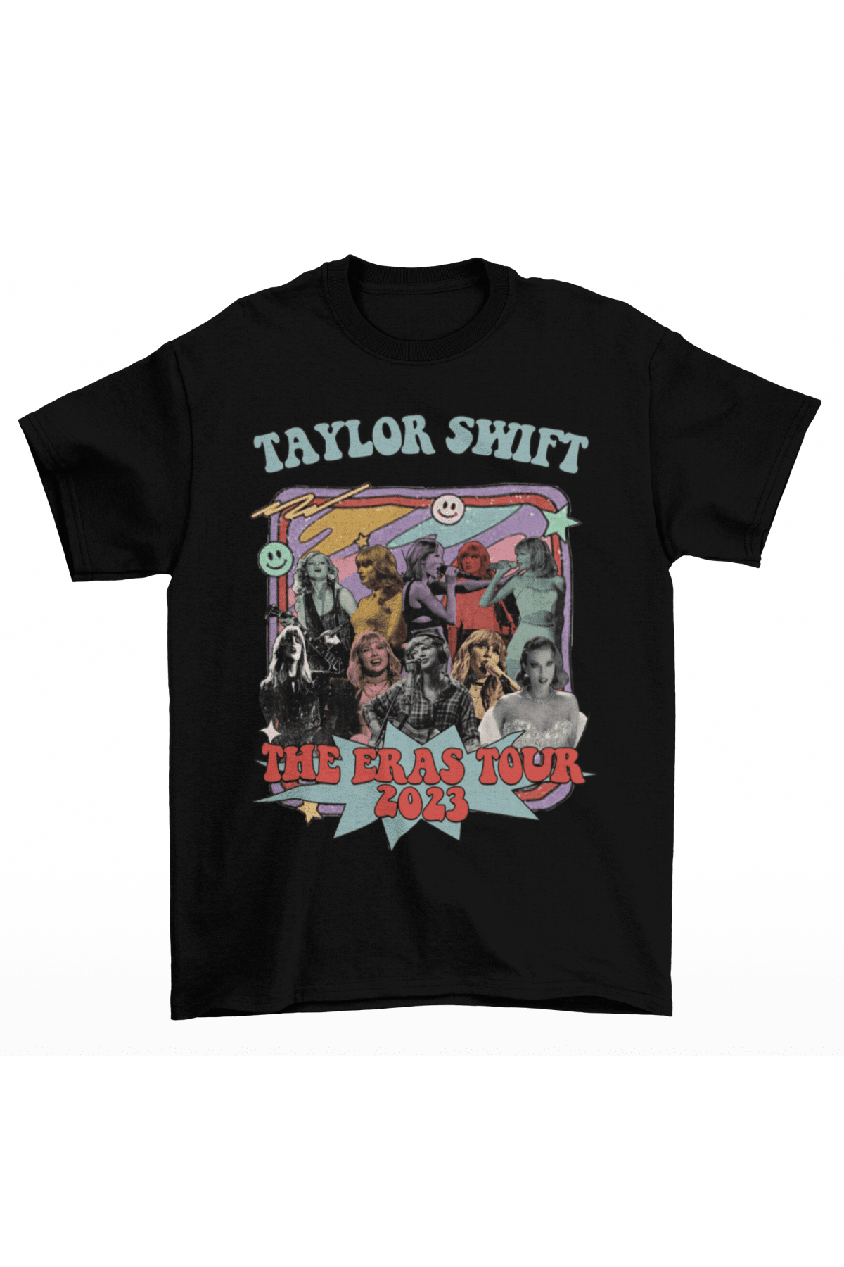 Taylor Swift The Eras Tour Siyah Tişört