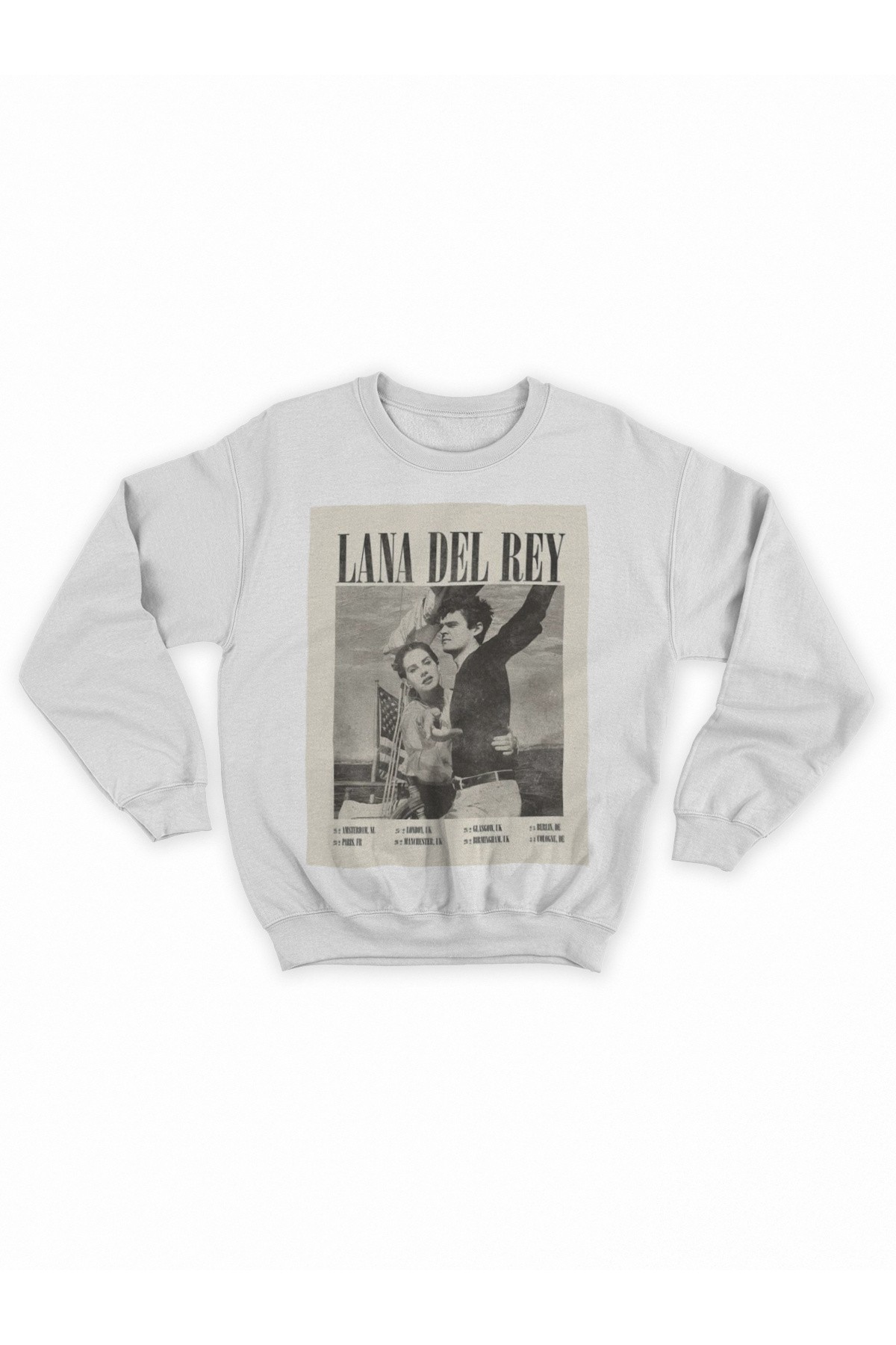 Lana Del Rey Norman Beyaz Sweatshirt