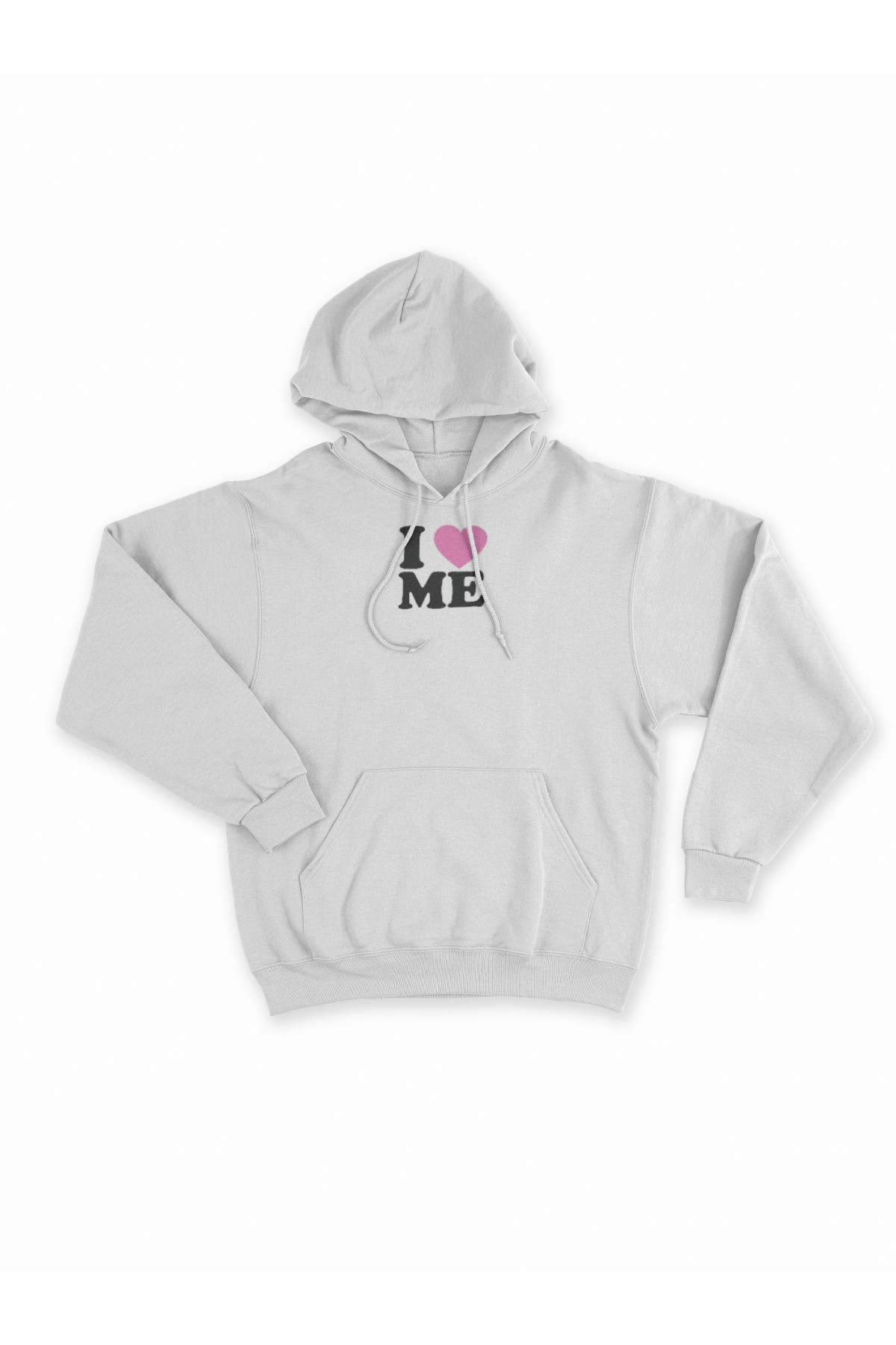 I Love Me Beyaz Sweatshirt Hoodie