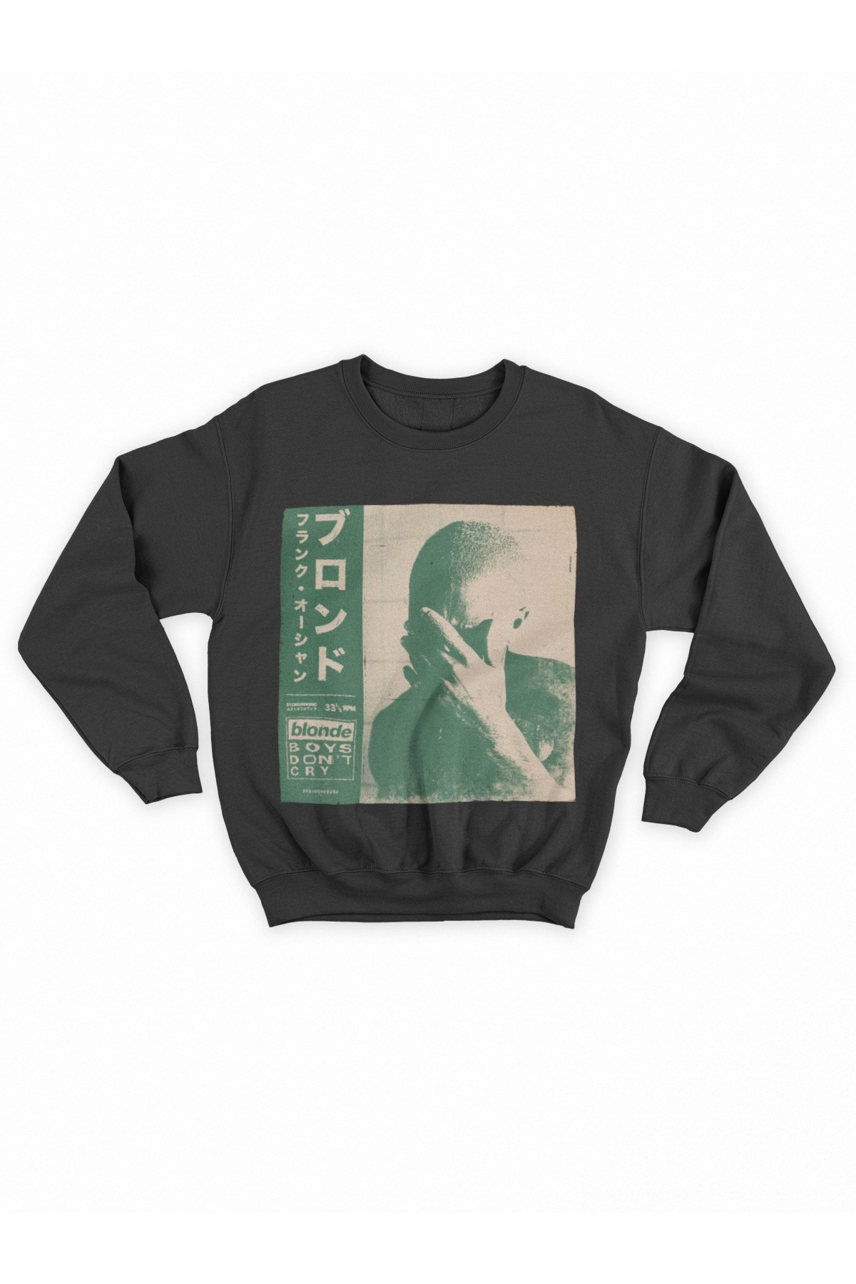 Frank Ocean Green Poster Siyah Sweatshirt