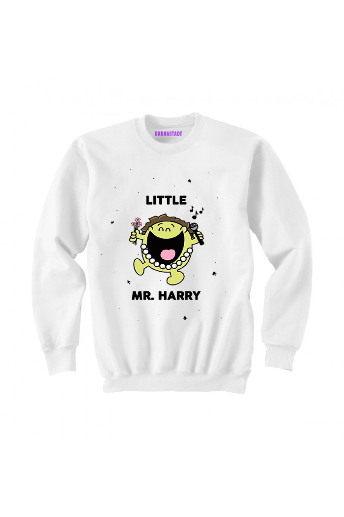 Harry Styles Beyaz Hoodie Sweatshirt