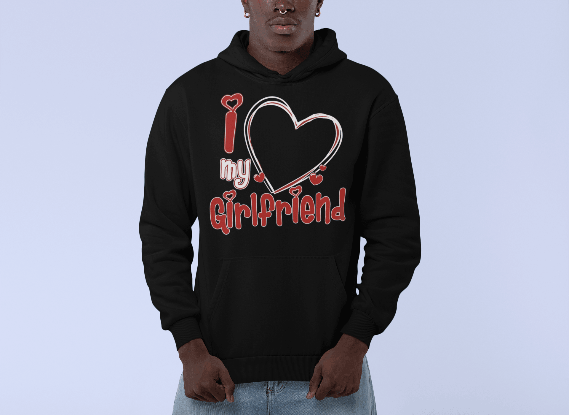 I Love My Girlfriend Shirt Crop- Tişört- Sweatshirt- Hoodie
