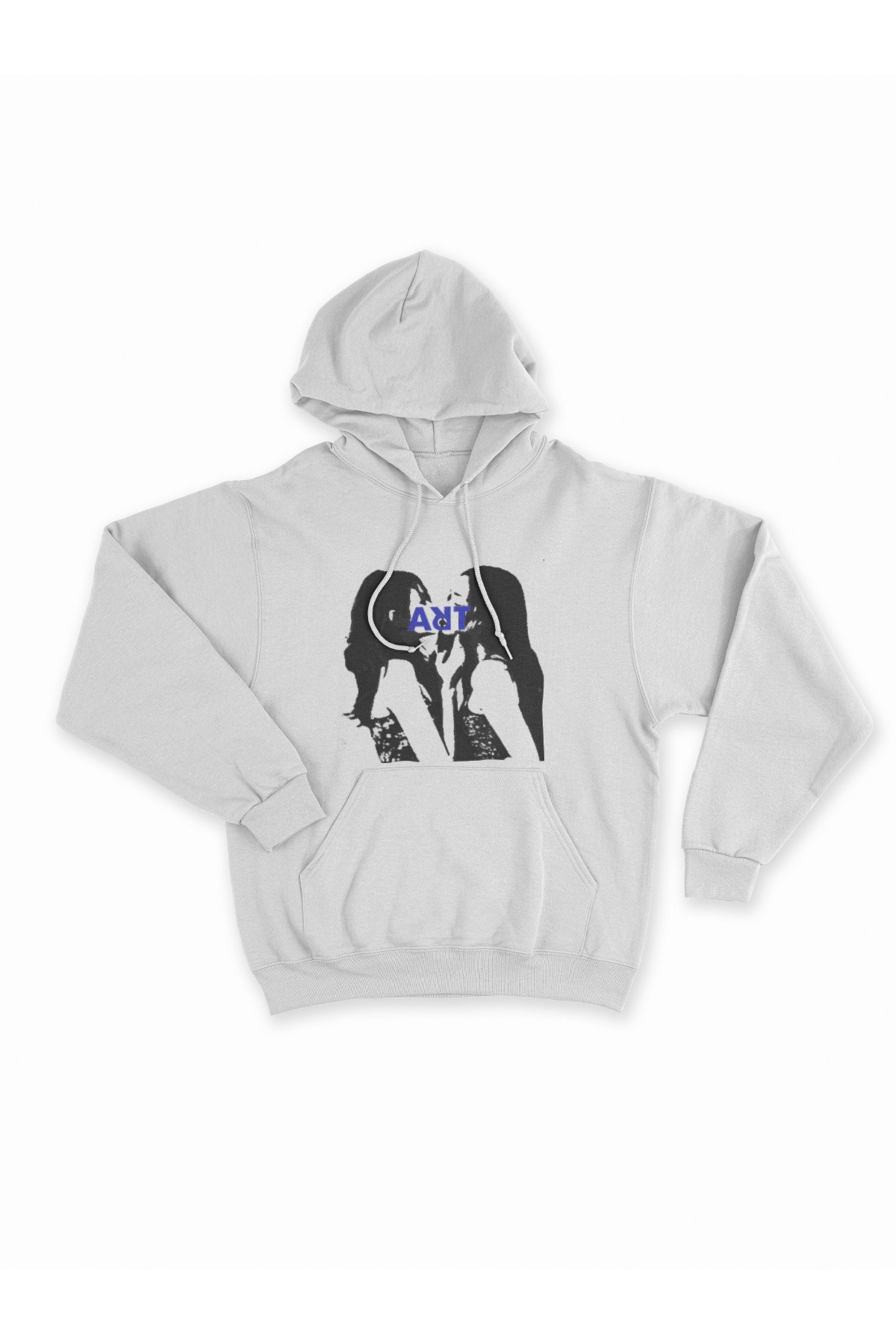 Girls Art Beyaz Sweatshirt Hoodie