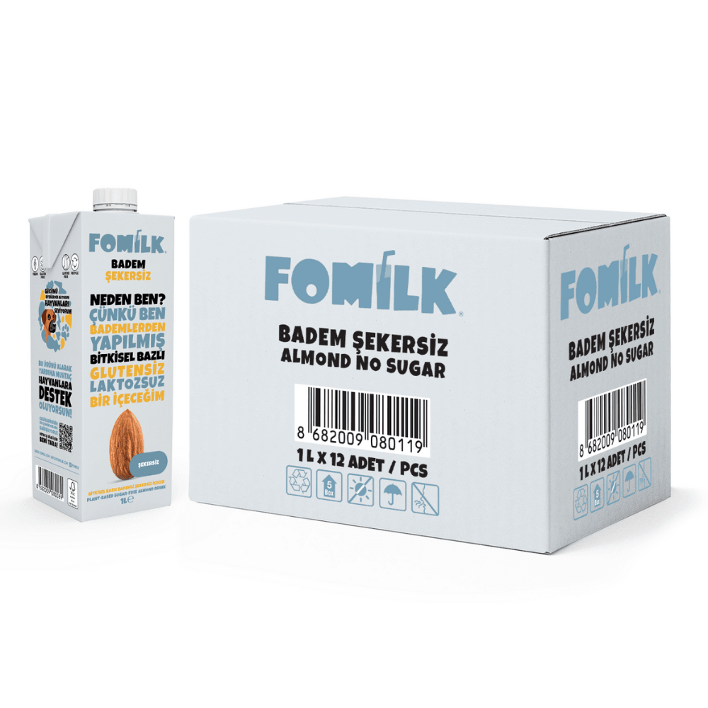 BADEM ŞEKERSİZ 1 L X 12 ADET