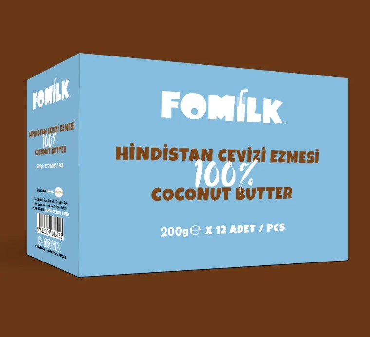 %100 HİNDİSTAN CEVİZİ EZMESİ 200 G X 12 ADET