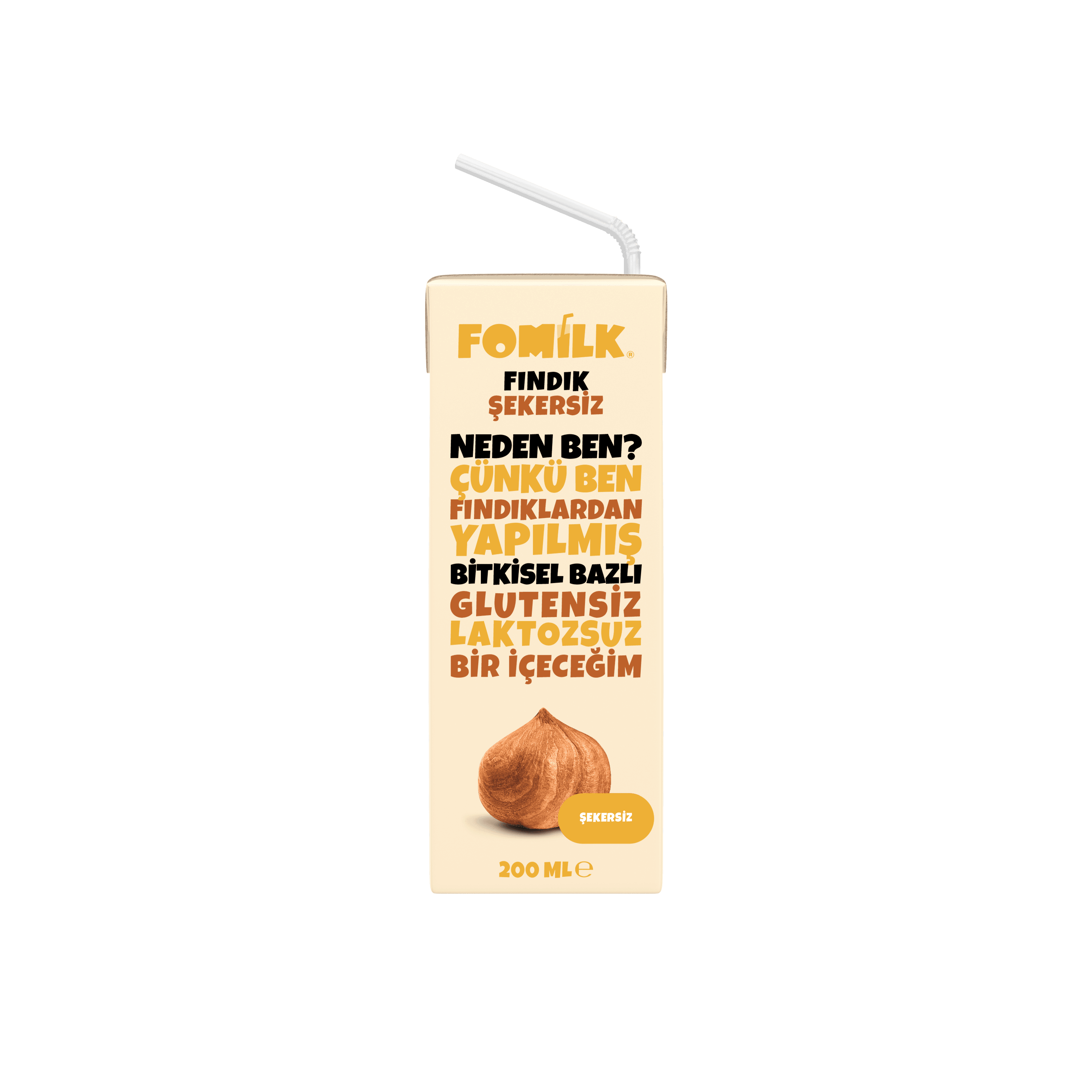 FINDIK ŞEKERSİZ 200 ML X 27 ADET